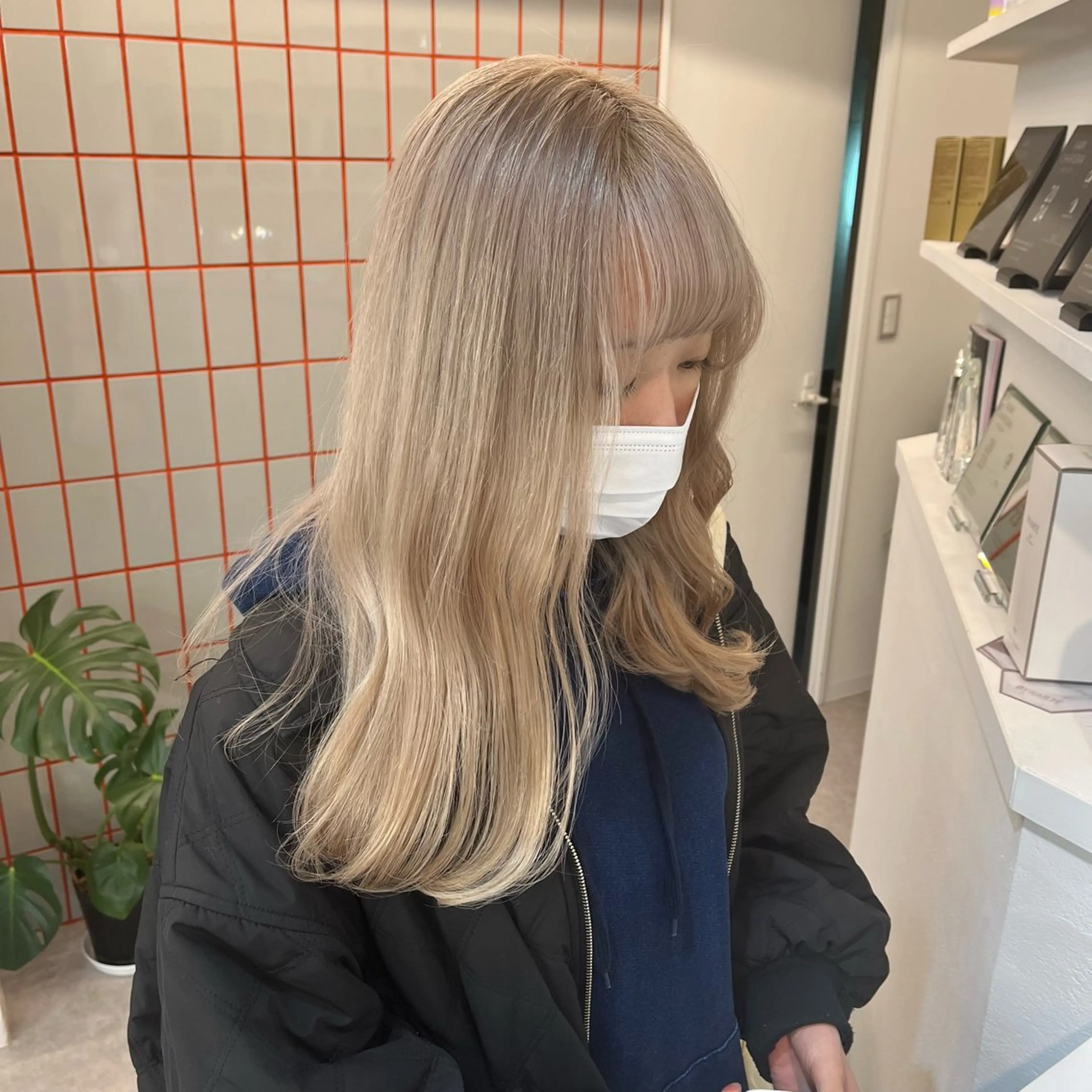 セミロング カラー Je suis heureuse Miel所属・🐩艶カラー/ chisato🌙のヘアスタイル