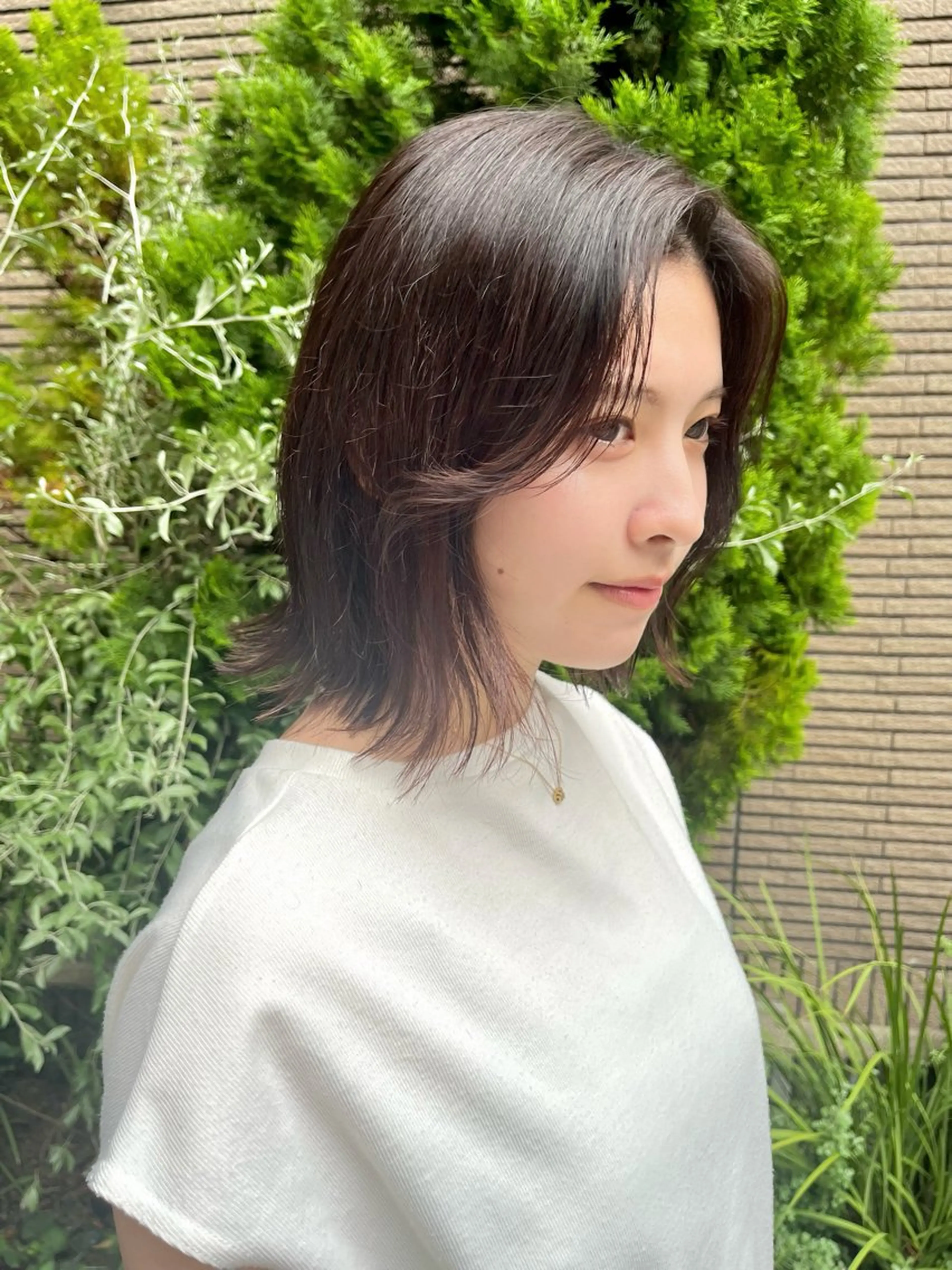 ショート ボブレイヤー ボブ 韓国風ヘア レイヤーカット GIEN 末吉 海斗のヘアスタイル