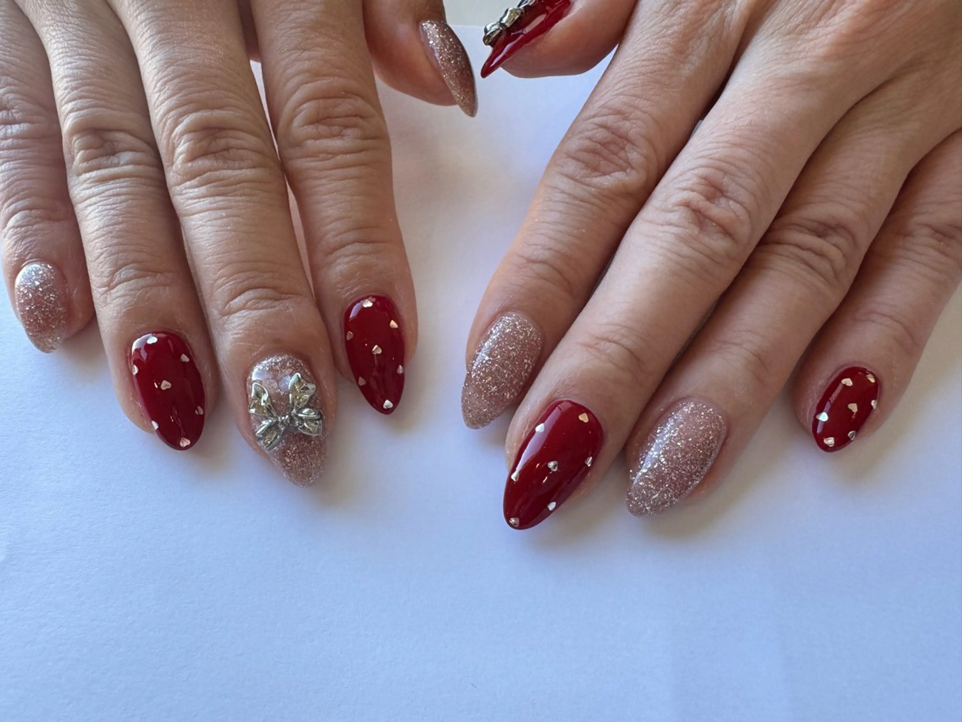 ロング ハンドネイル 下道 舞優のネイルデザイン