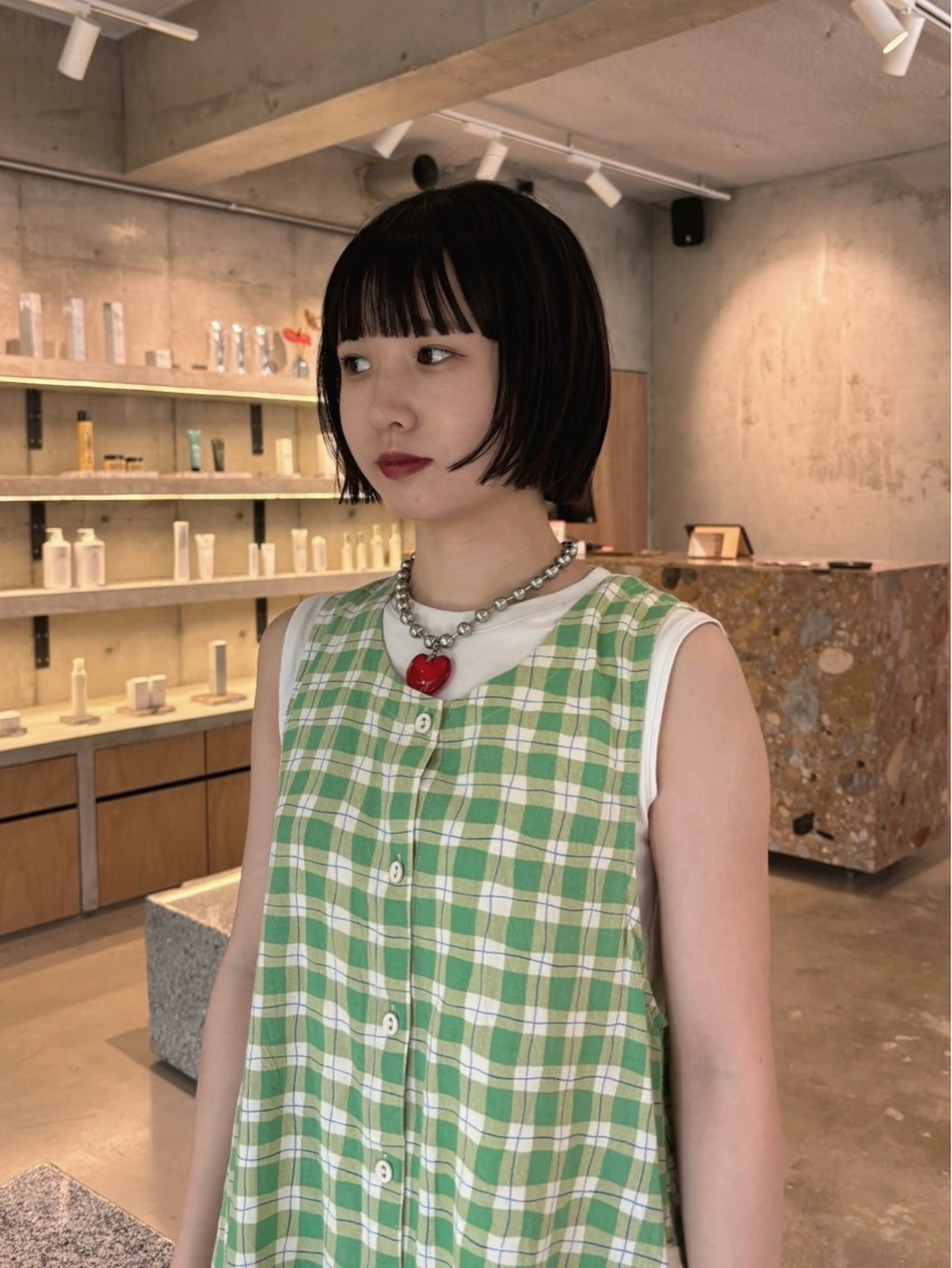 骨格に合わせたボブカットの写真