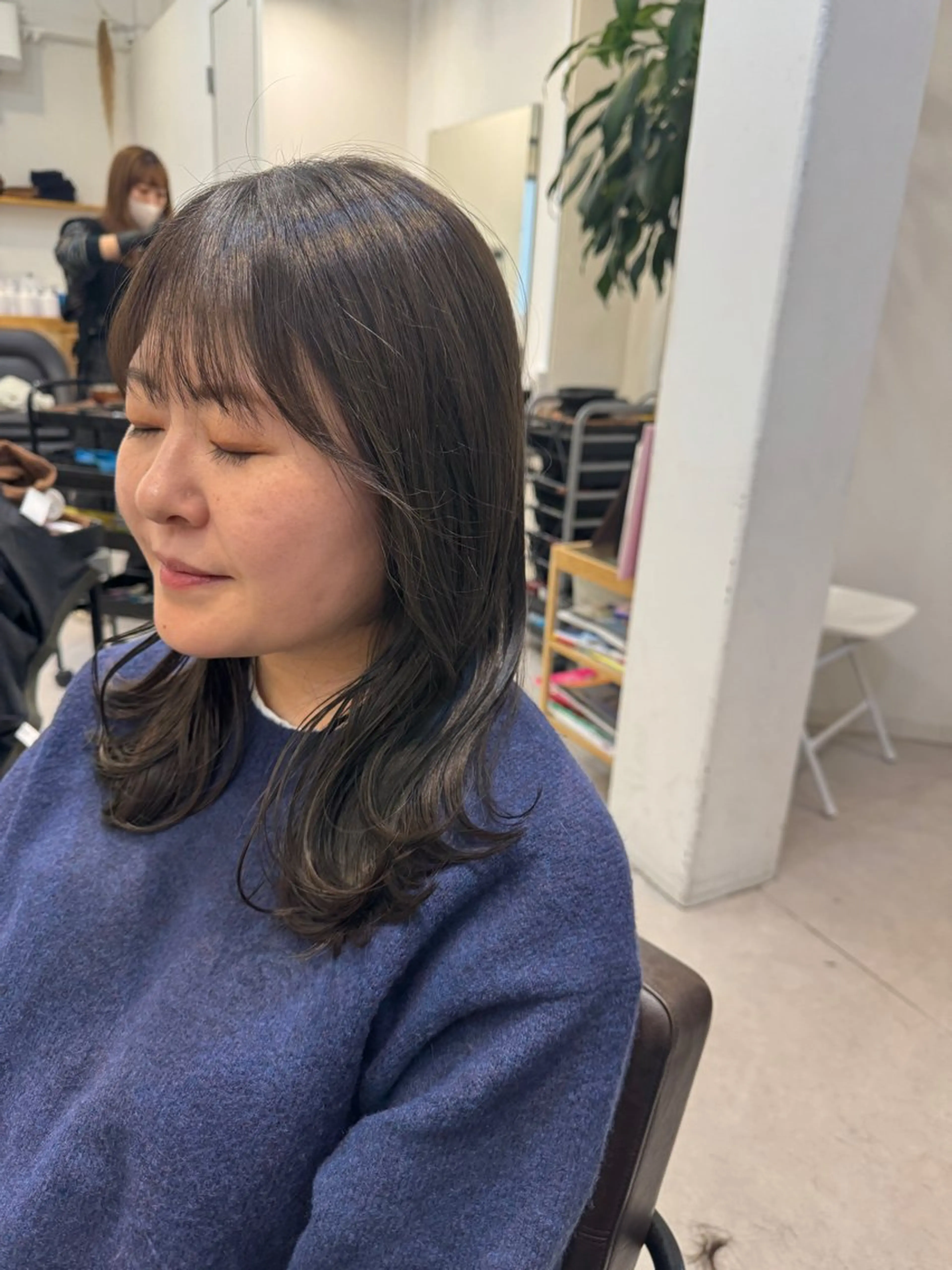 セミロング カラー グレージュ オリーブグレージュ オリーブグレー トリートメント Dxxxx III所属・女性目線の大人 メンズ*Ayakaのヘアスタイル