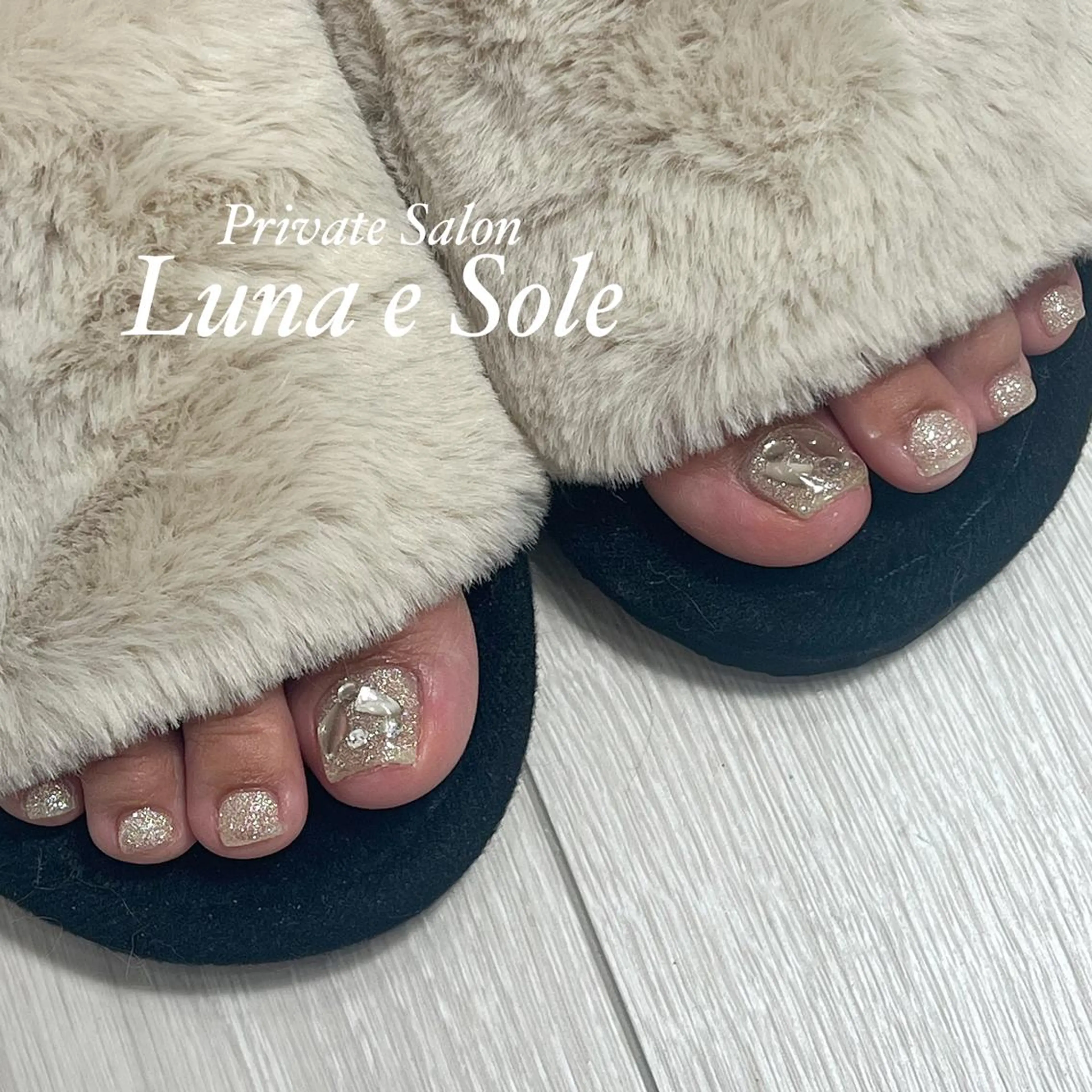ネイル フットネイル Luna e  Soleのネイルデザイン