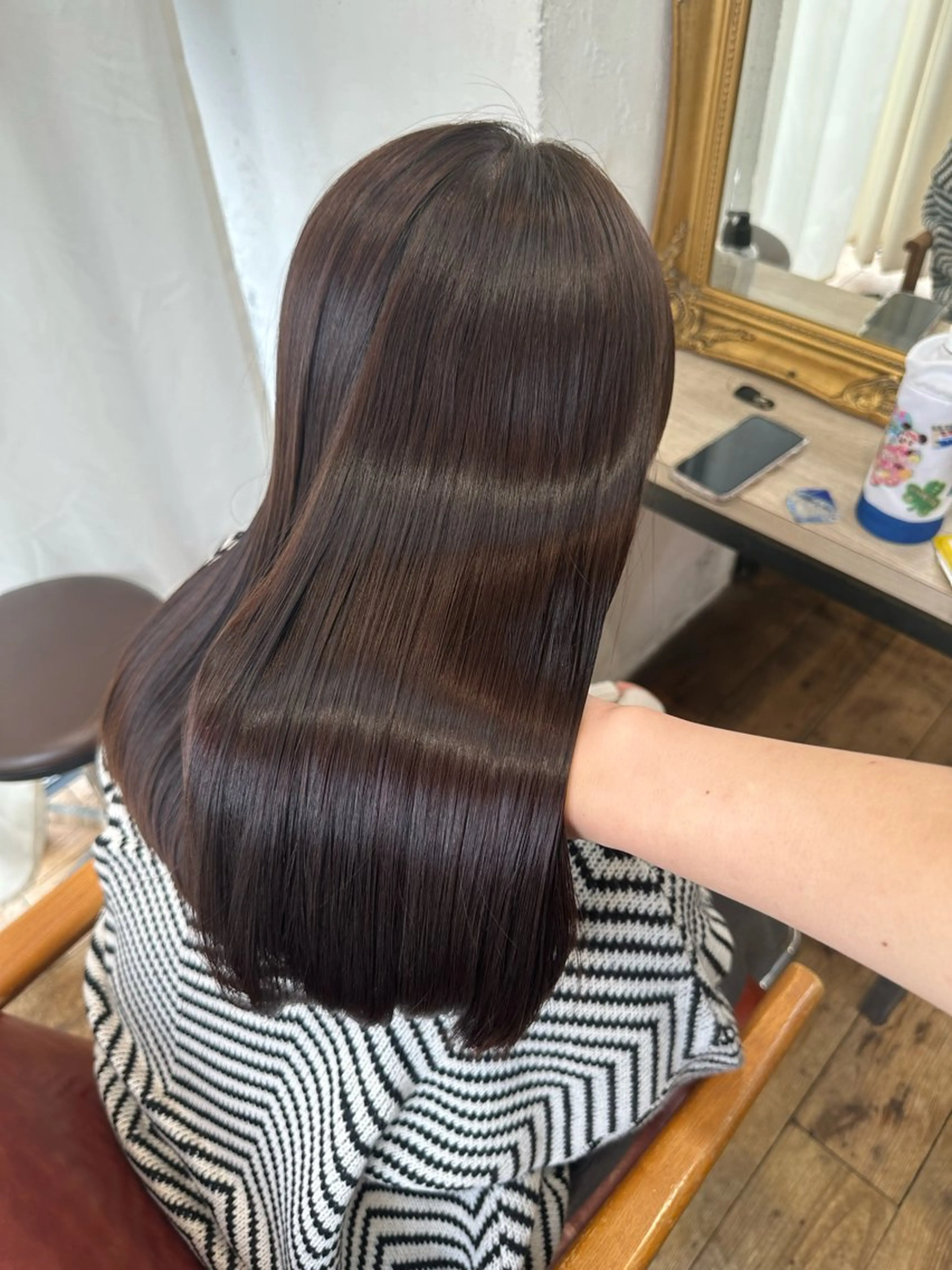 【5cm以上カットの方限定】カット+縮毛矯正+3stepトリートメントの写真