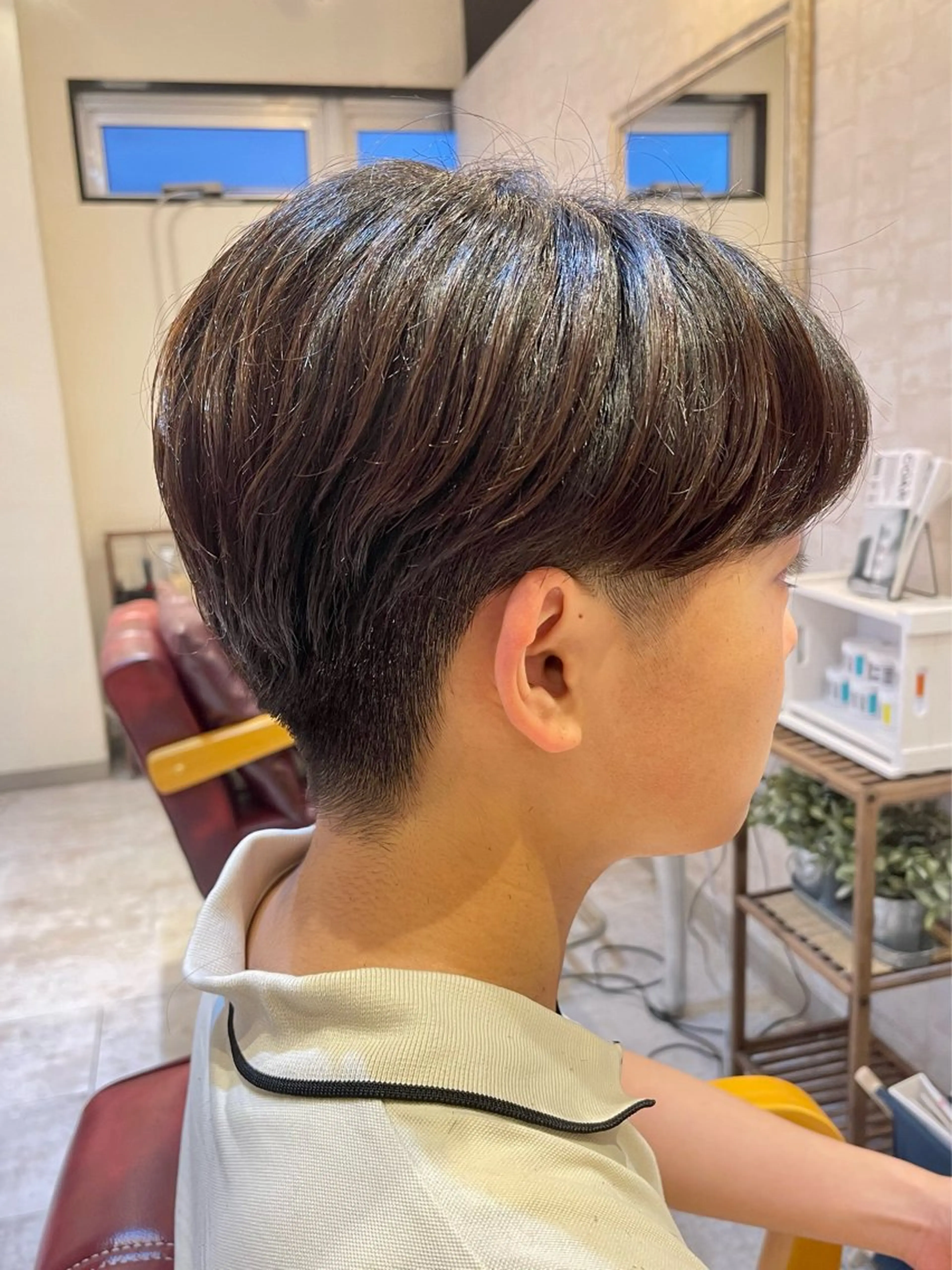 ショート カット パーマ 🍭透明感カラー 志賀拓海🍬🌈のヘアスタイル