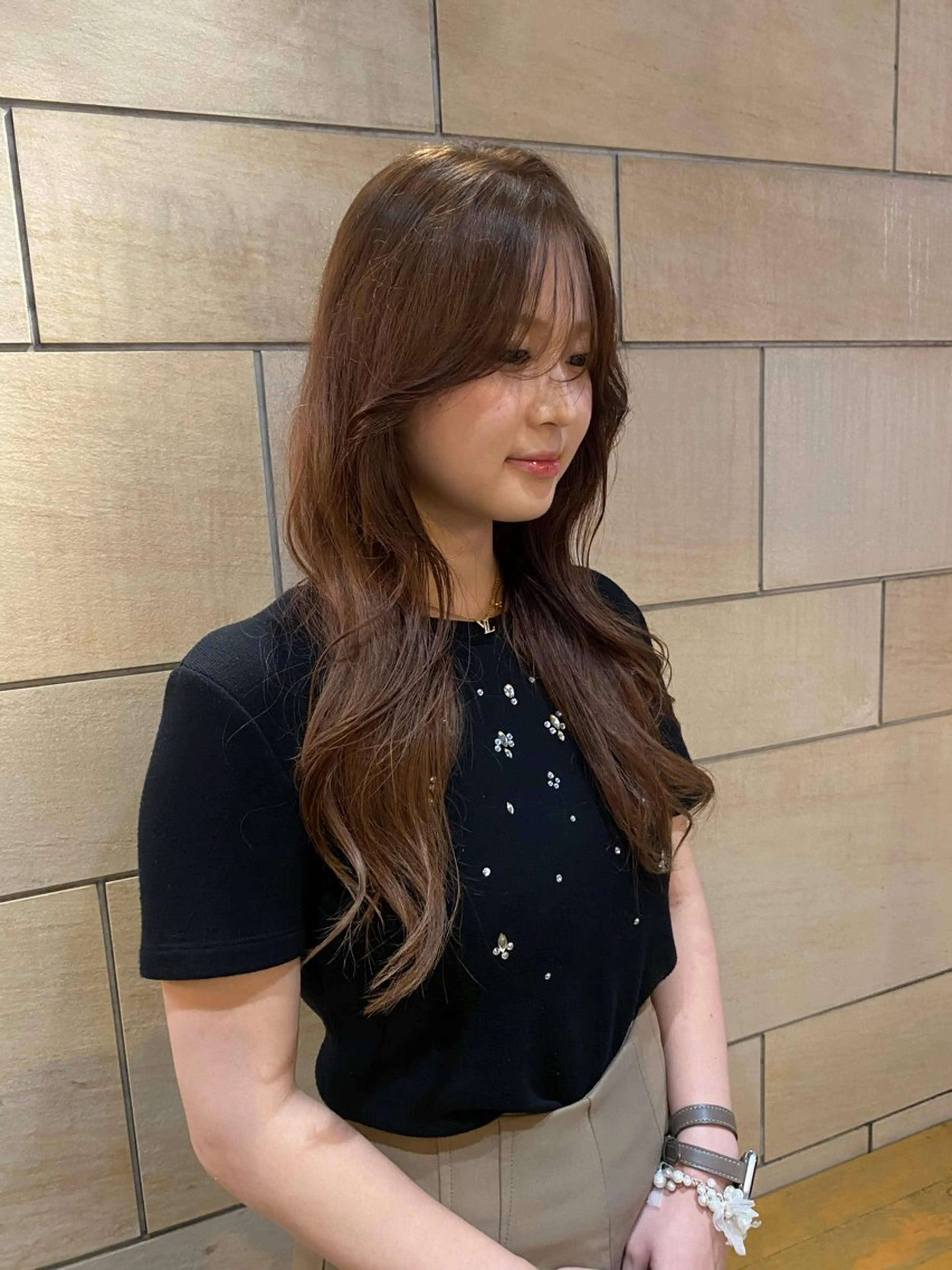 ロング ヘアカラー トリートメント 似合わせカット カラー🪿 moeのヘアスタイル