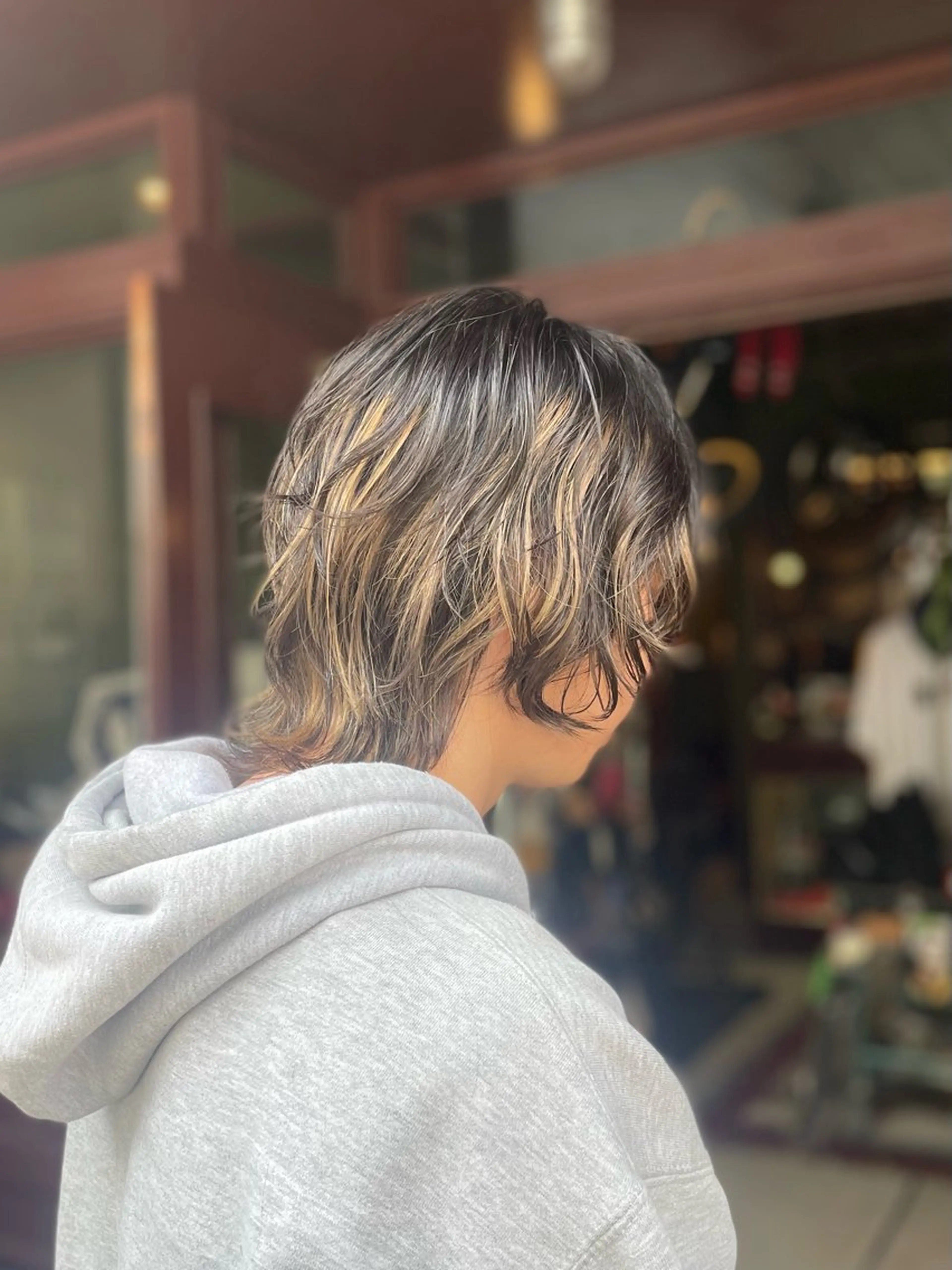 ミディアム カラー カット ヘアカラー トリートメント PATH-hair. store/MAIのヘアスタイル