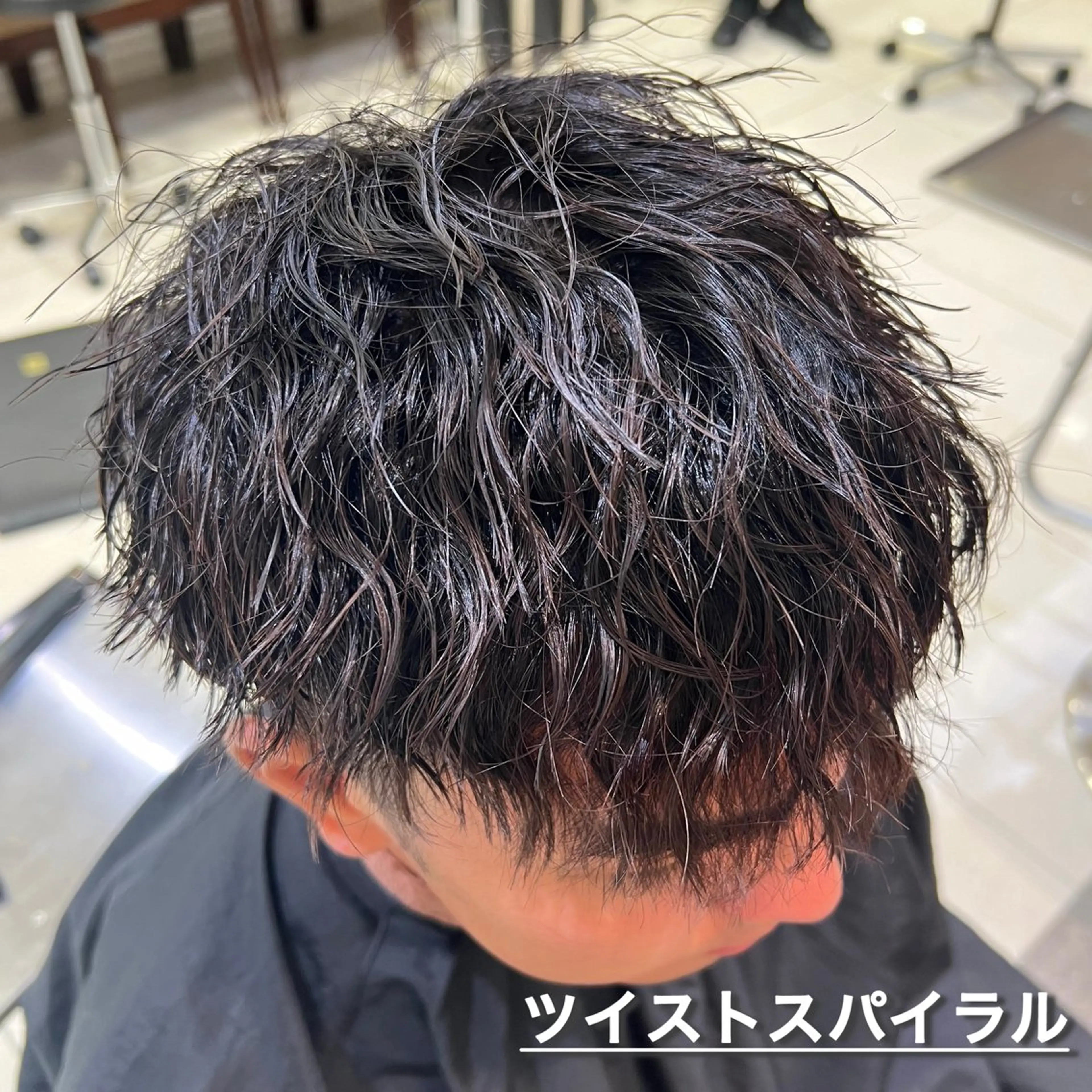 ショート パーマ カット パーマ 曲がる縮毛矯正・パー マ💈副店長田中💈のヘアスタイル