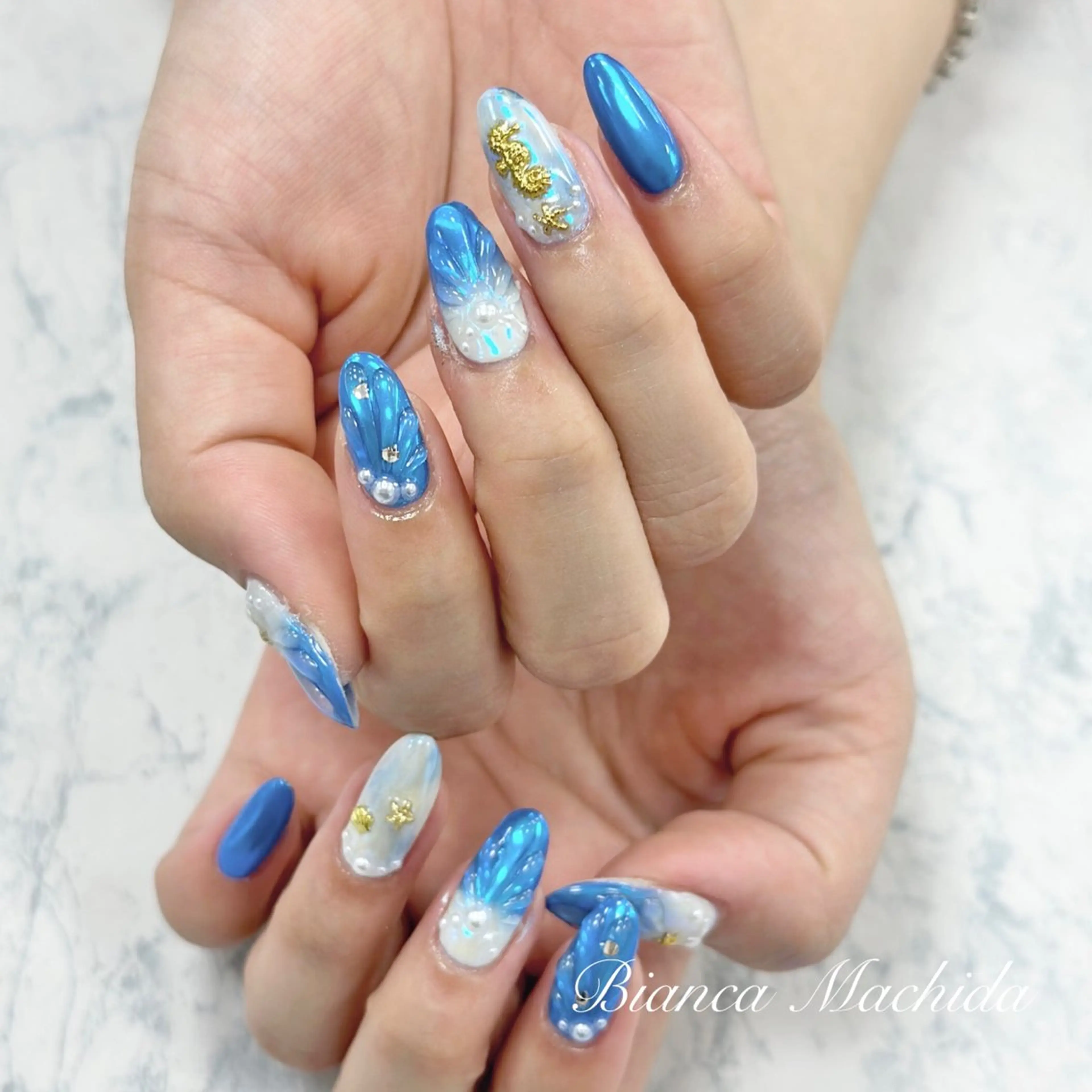 ネイル ハンドネイル Bianca👼🏻 OIKAWAのネイルデザイン