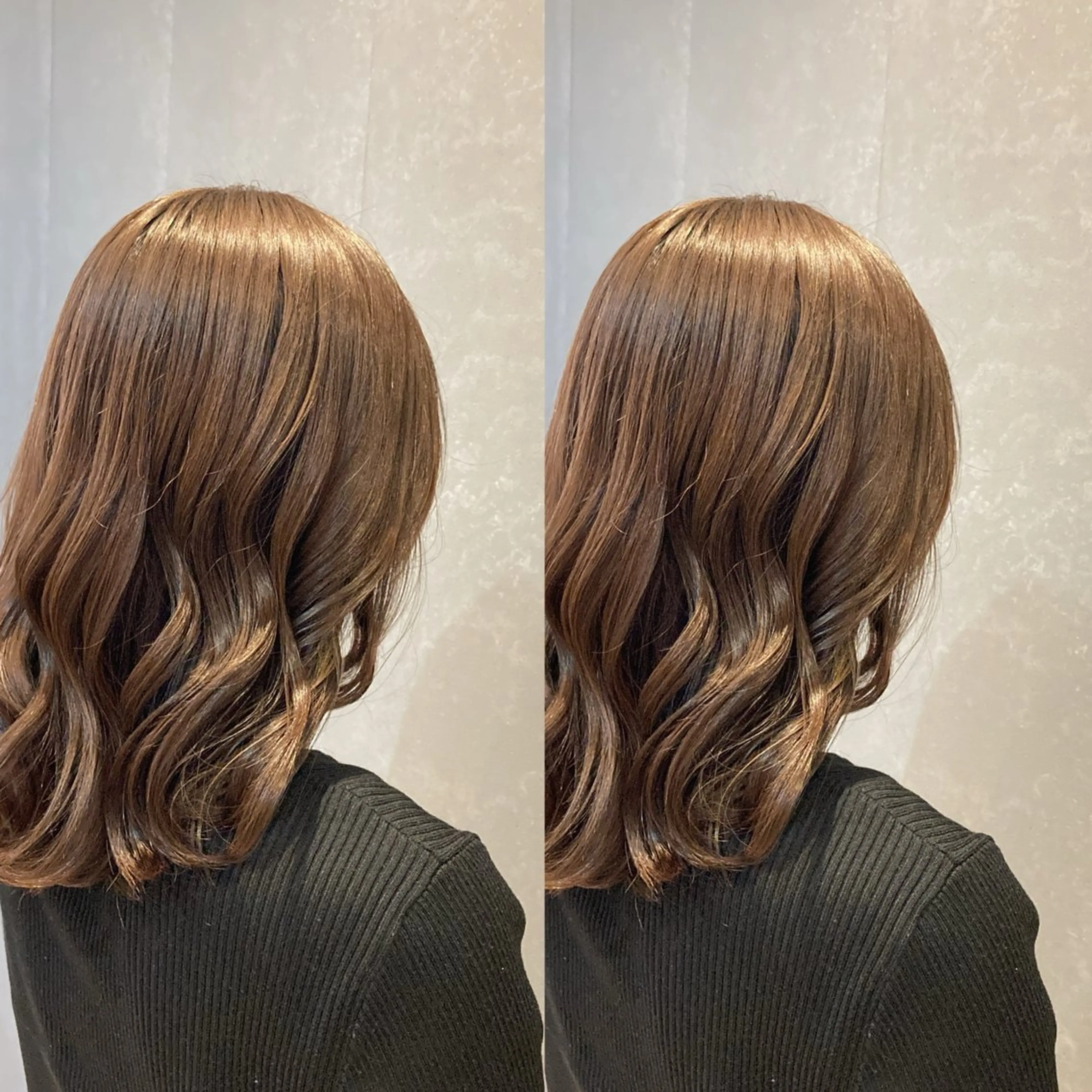 ミディアム カラー schon所属・み うのヘアスタイル