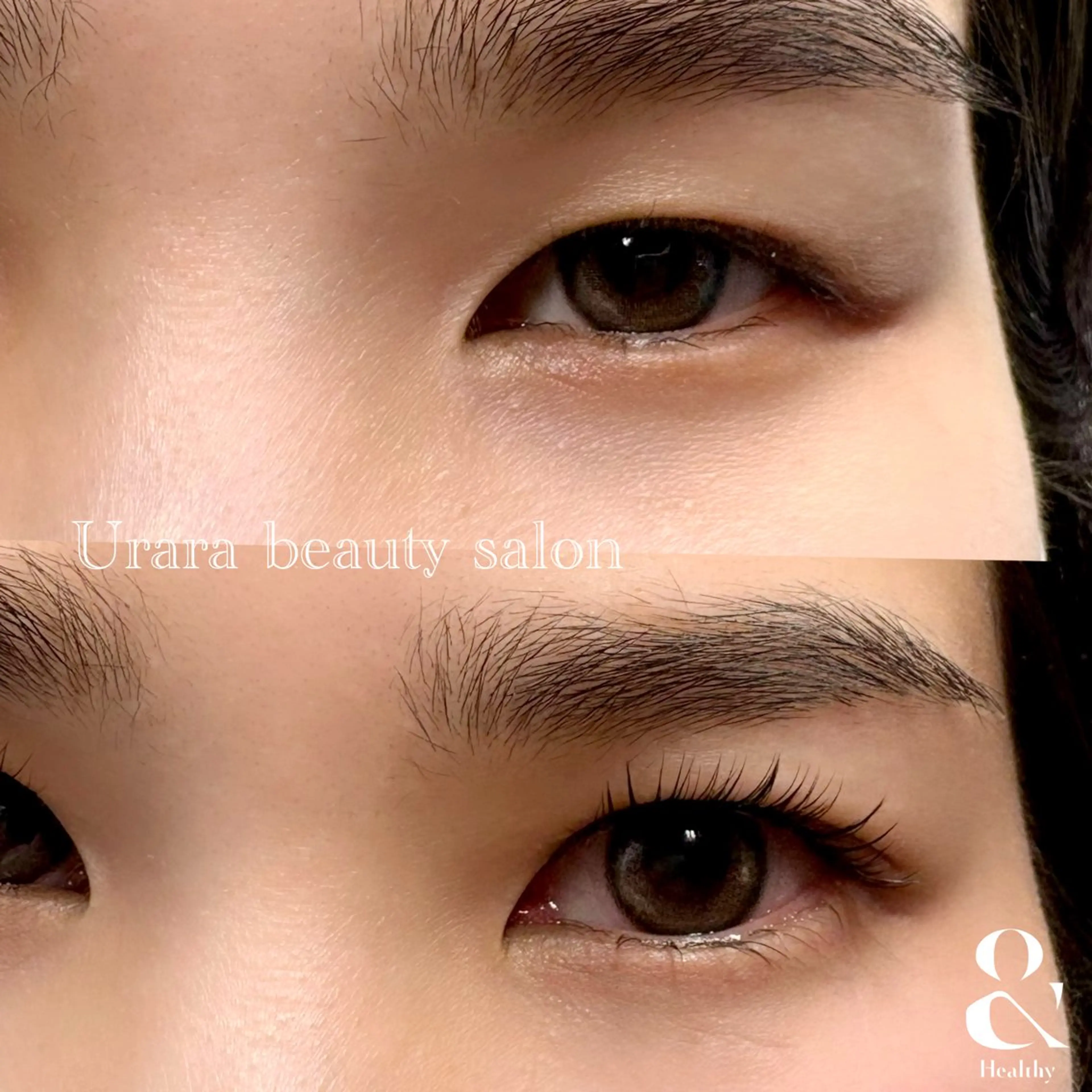 マツエク・マツパ ナチュラル 一重×まつ毛パーマ マツパ Urara beauty salon所属・Urara KANAのマツエク・マツパデザイン