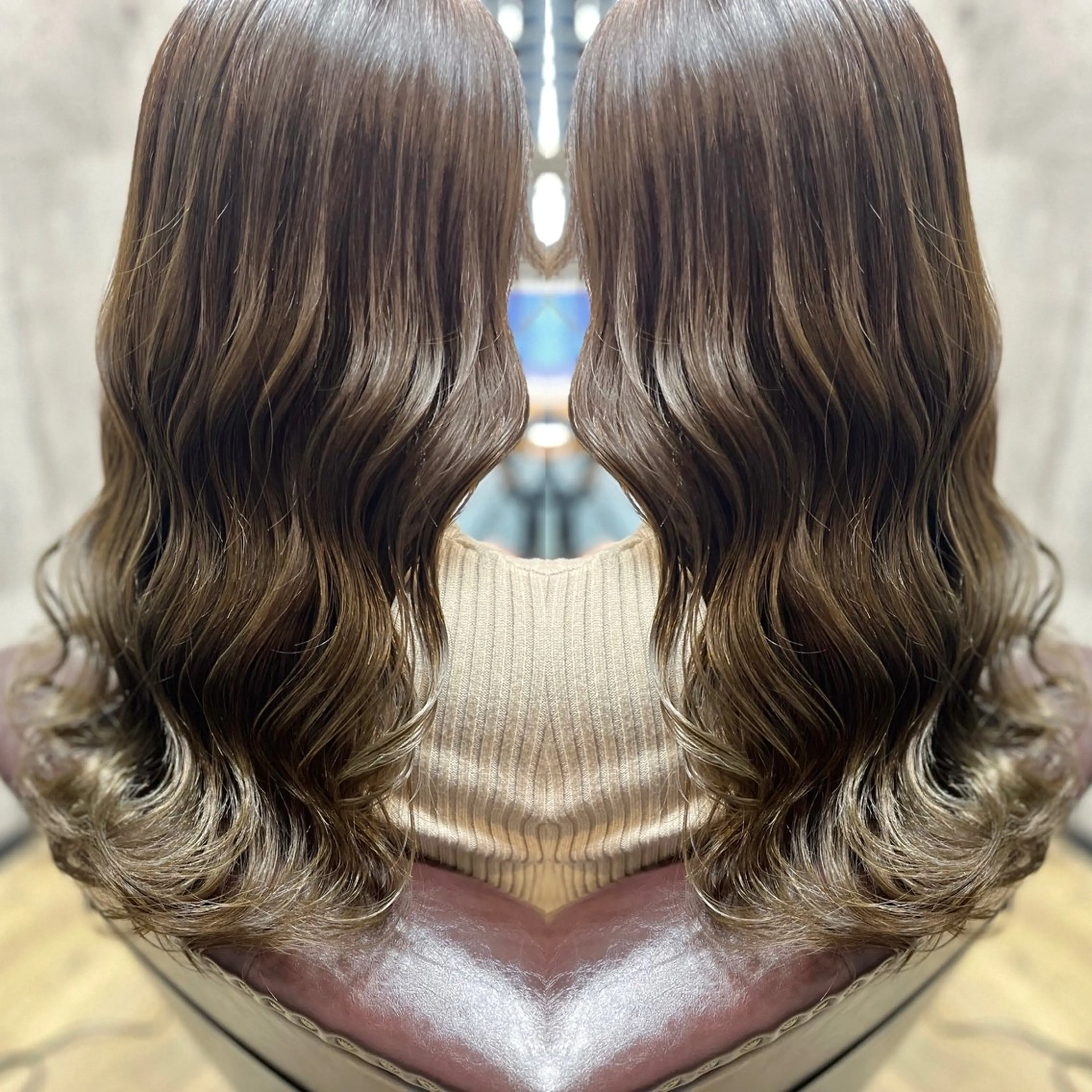 ロング カラー カット ヘアカラー トリートメント 艶髪🌈ムラカミ サキのヘアスタイル