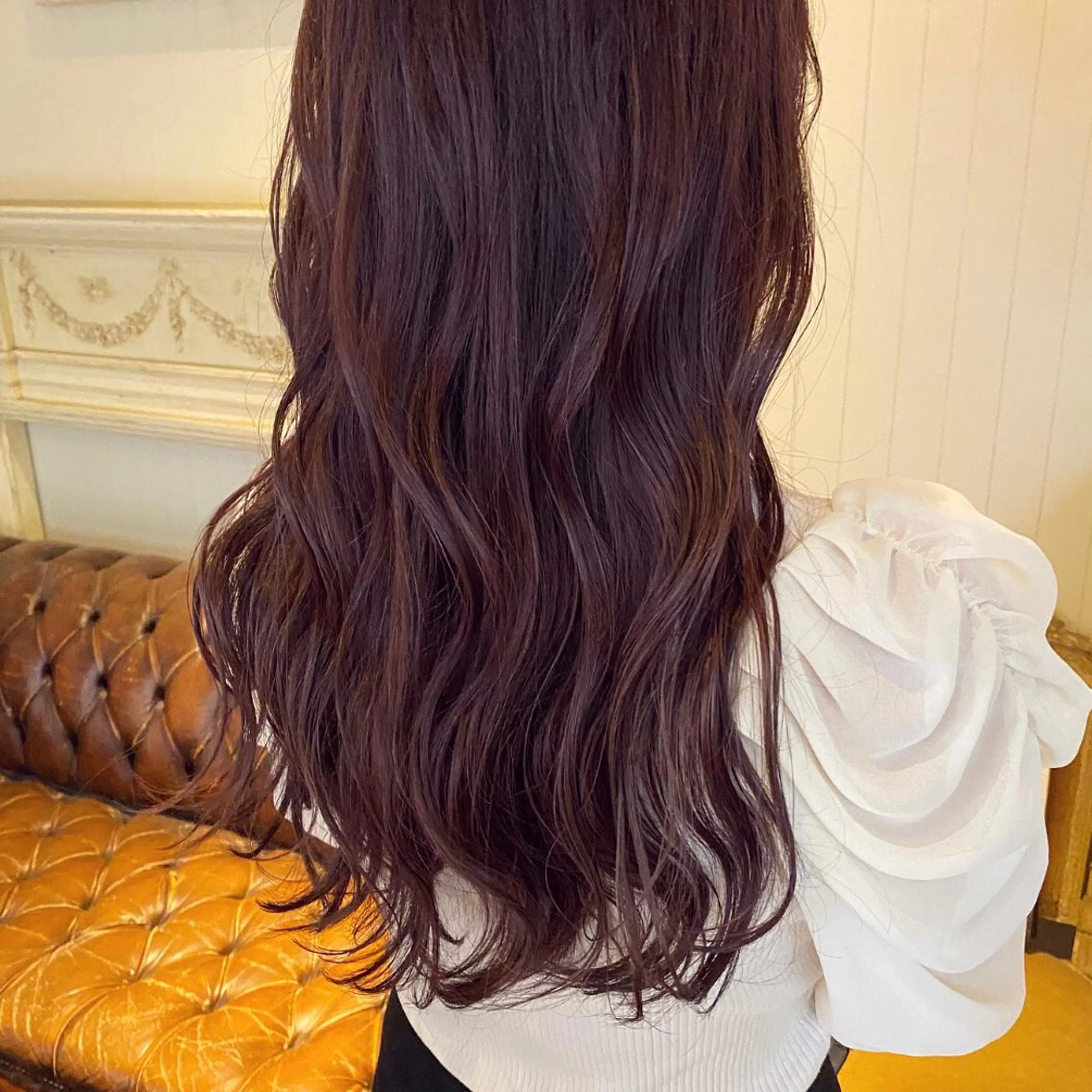 ロング ヘアカラー トリートメント FERIA梅田🖤 透明感カラー🎀のヘアスタイル