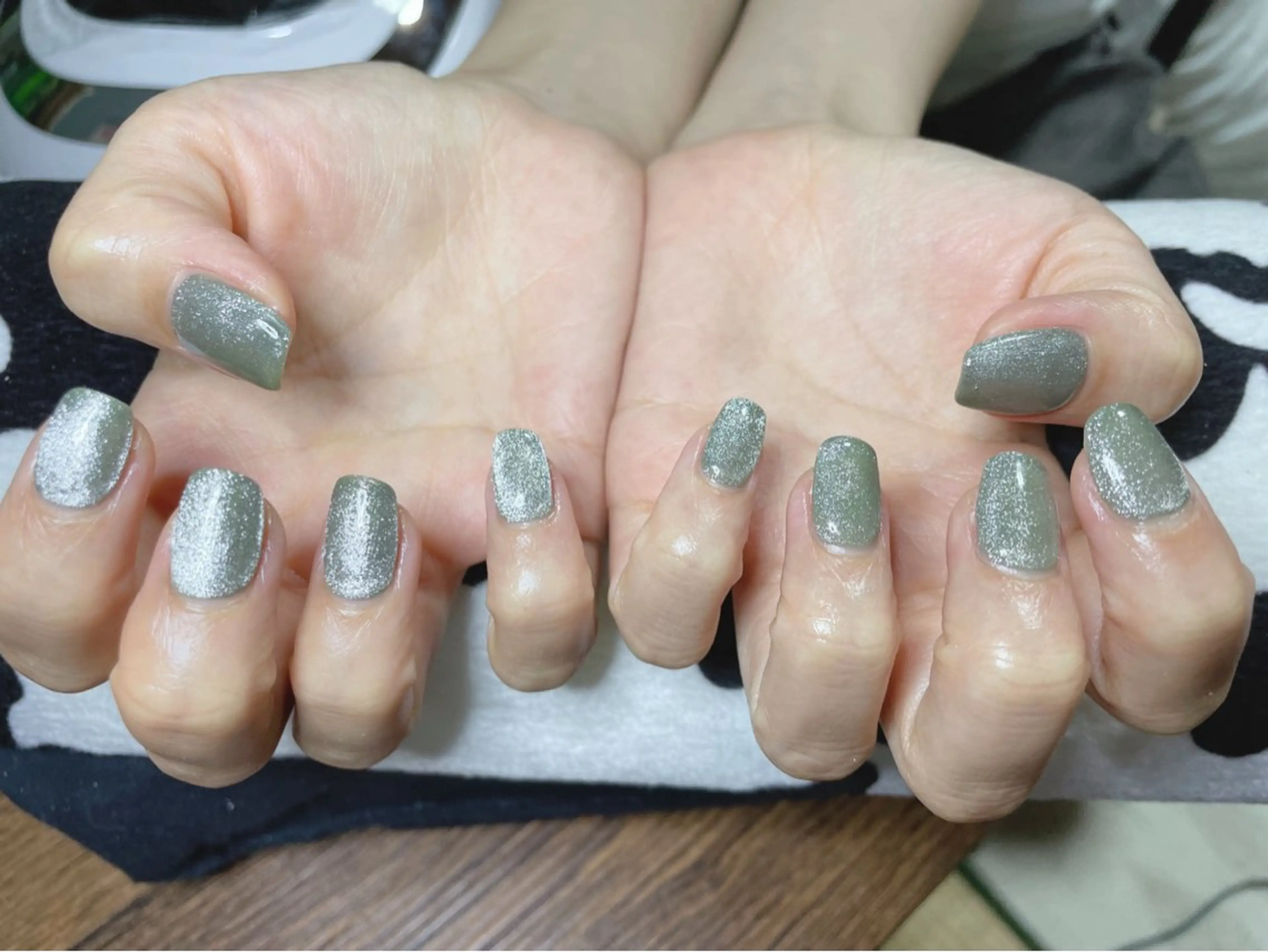 ネイル マグネットネイル マグネットワンカラー ワンカラーネイル ハンドネイル RUANA✱ MIYASHITAのネイルデザイン