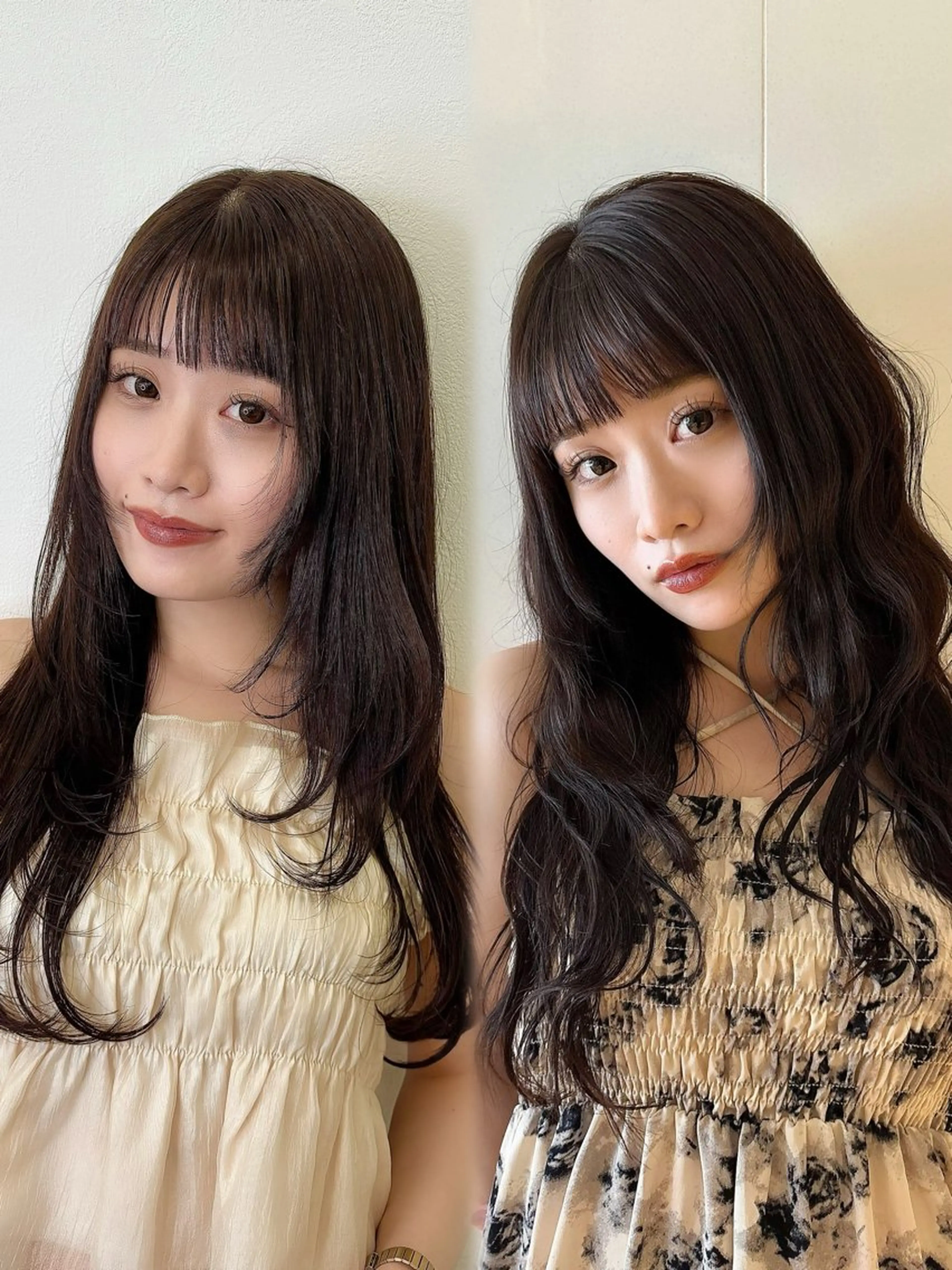 ロング レイヤーカット カット AI TOKYO Ayanoのヘアスタイル