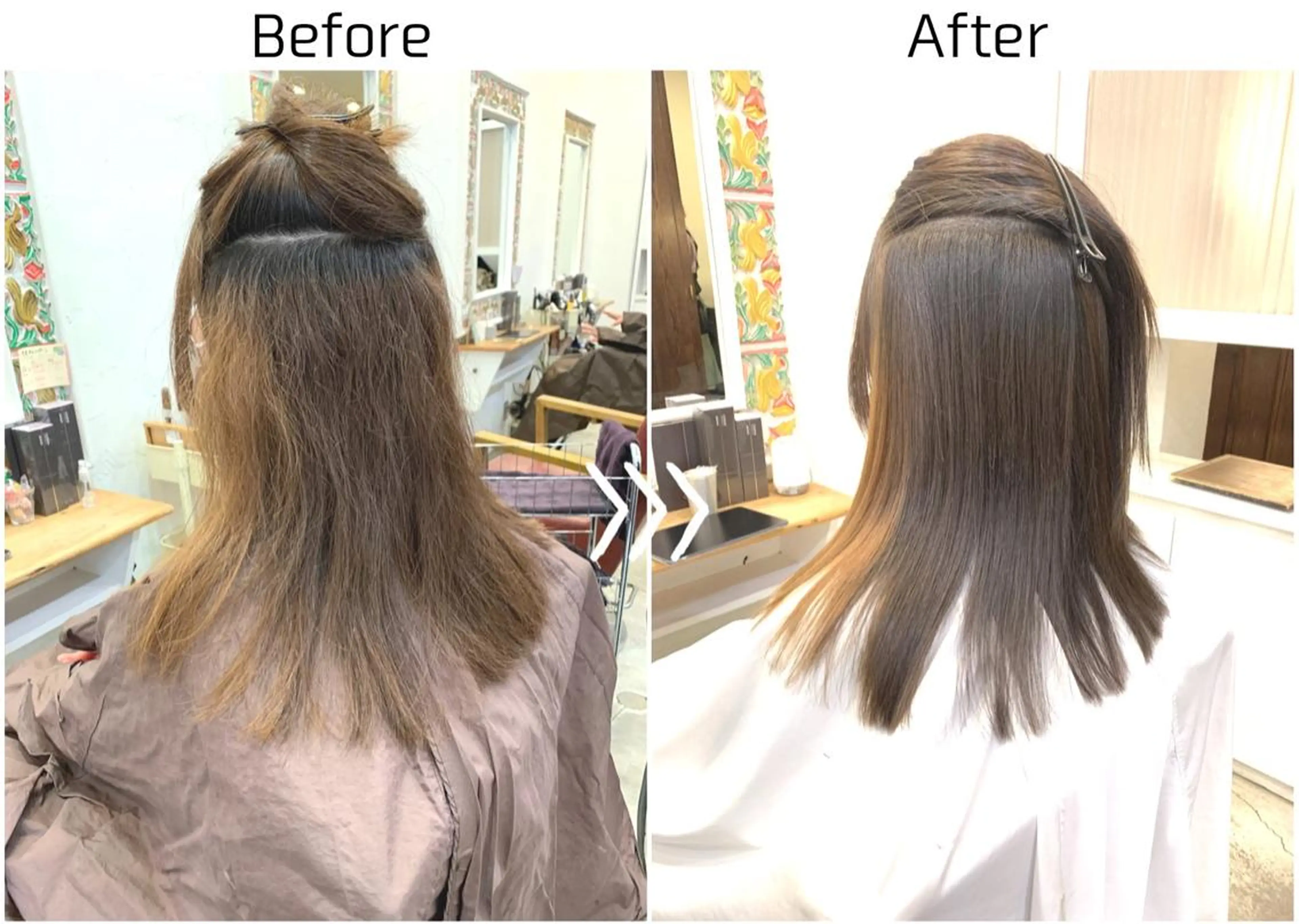 セミロング パーマ セミロングパーマ ストレートパーマ 畠山 渚のヘアスタイル