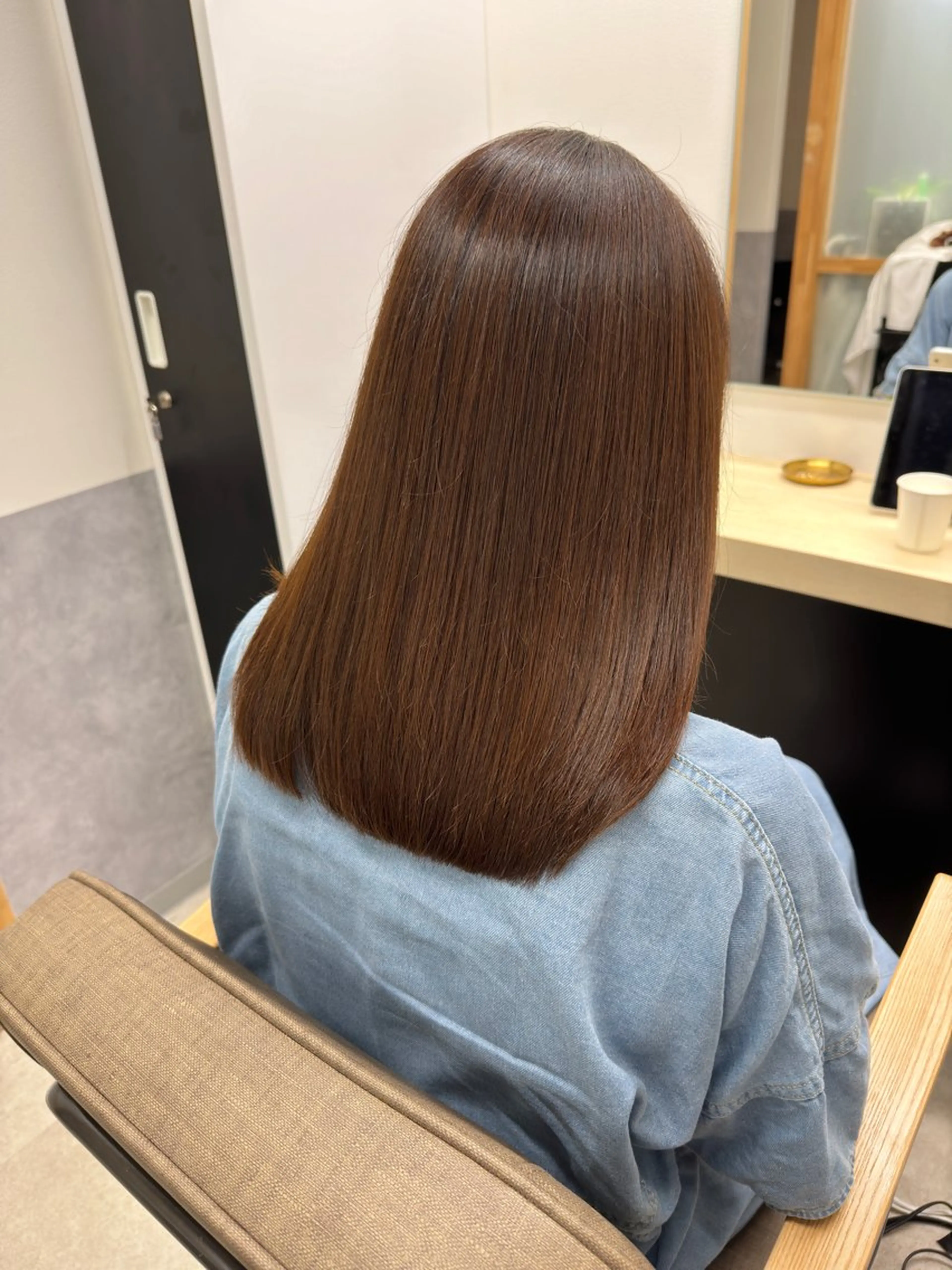 ロング 【全席個室/シェアサロン】FRAME + HairEsthe 御堂筋難波店所属・ひらやま りょういちのヘアスタイル