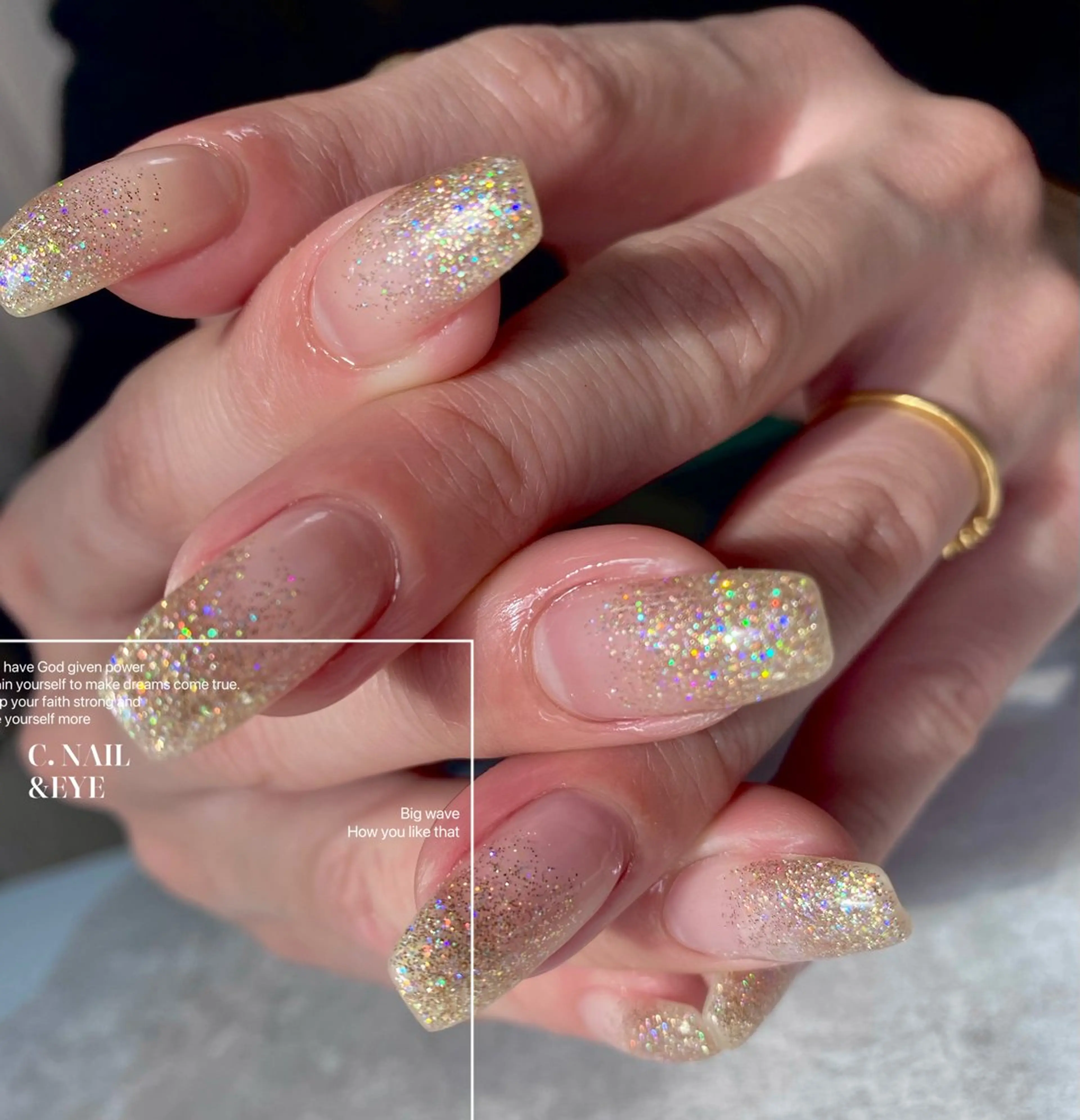 ネイル フラッシュネイル マグネットネイル ハンドネイル フットネイル C.Nail &Eye筑紫駅のネイルデザイン