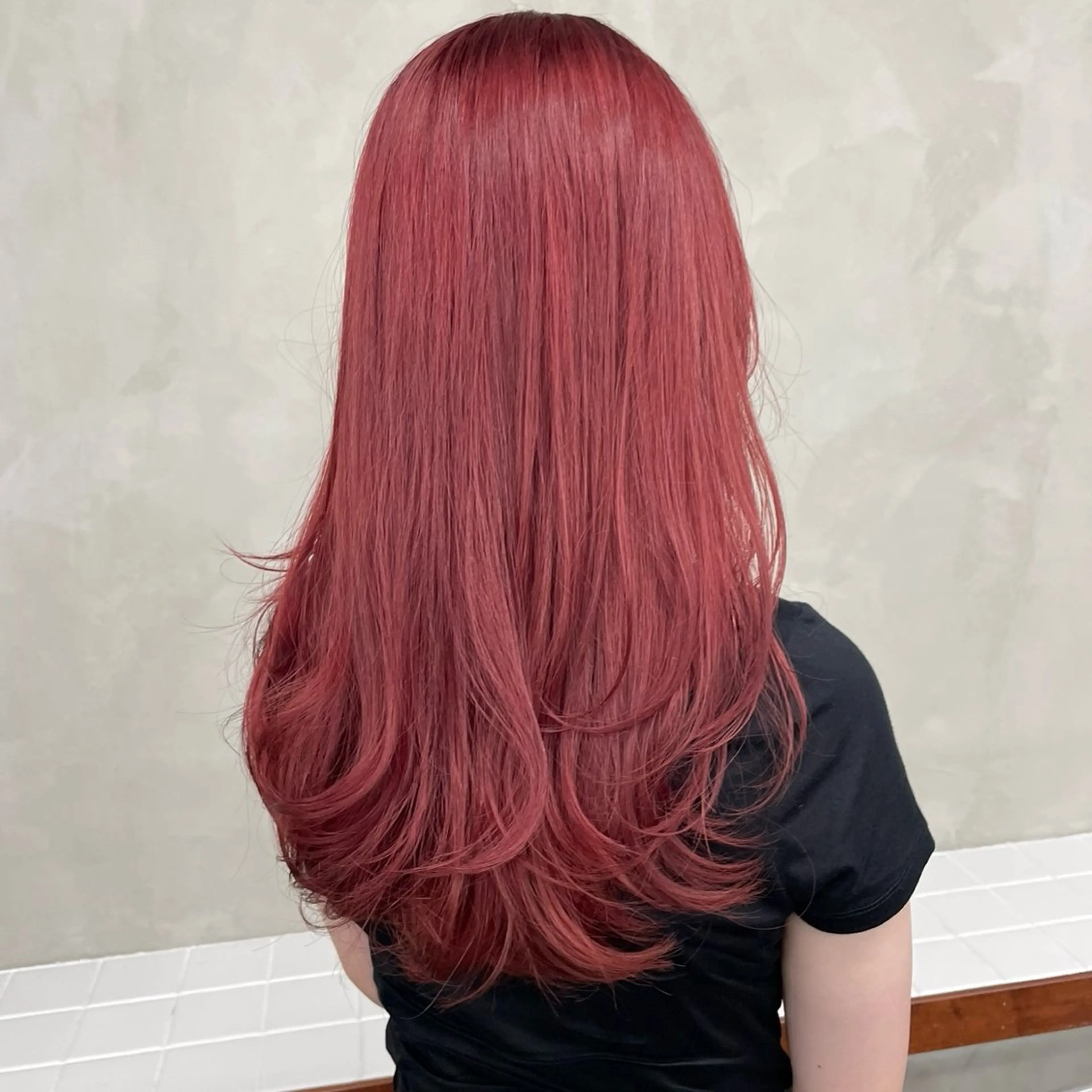 ロング カラー カット ヘアカラー トリートメント 🍒暖色カラー🍒 渋谷/YUUのヘアスタイル