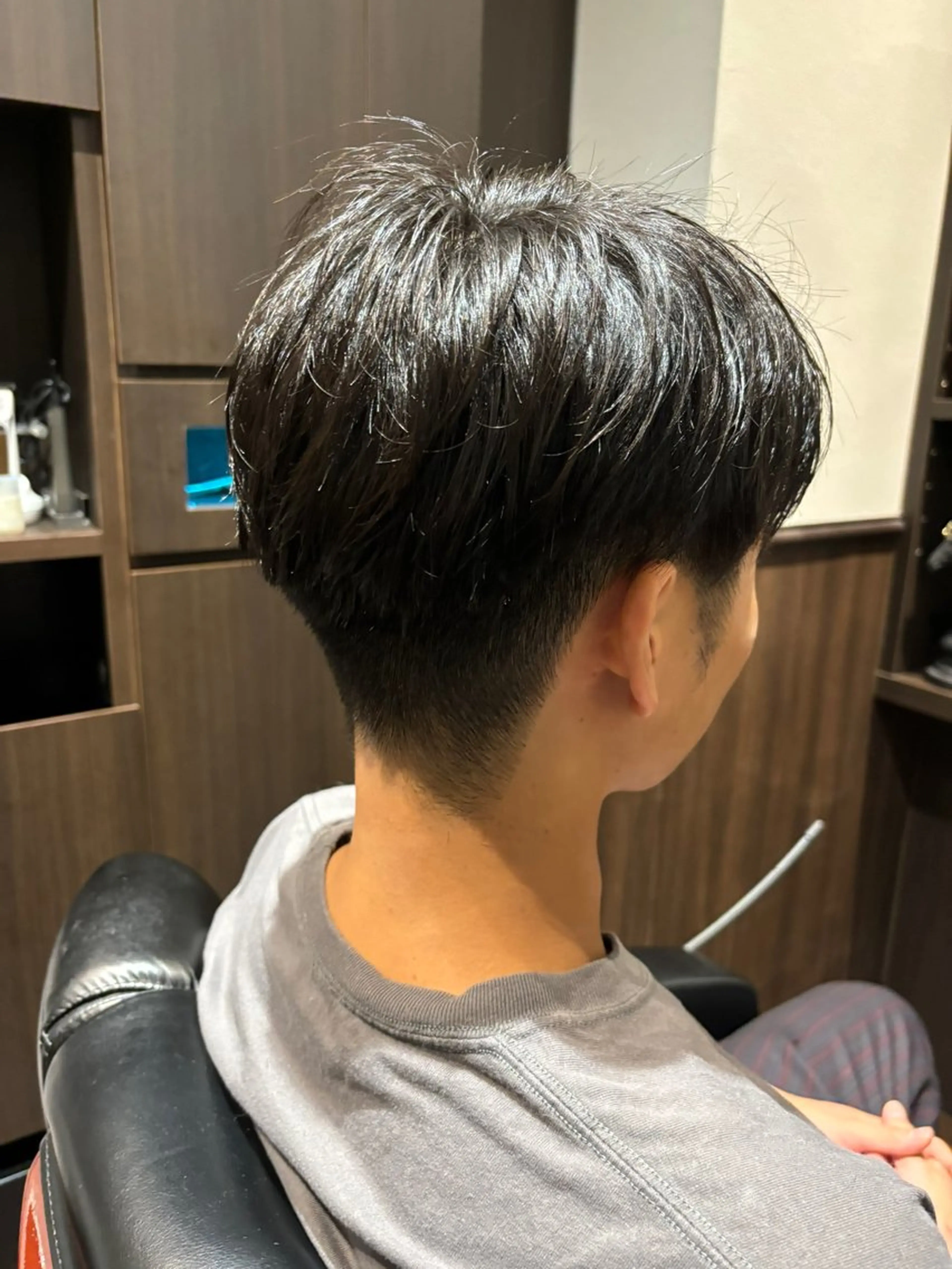 ミディアム LAVIE NEW STANDARD BARBER 五反田店所属・かみがひら なぎさのヘアスタイル