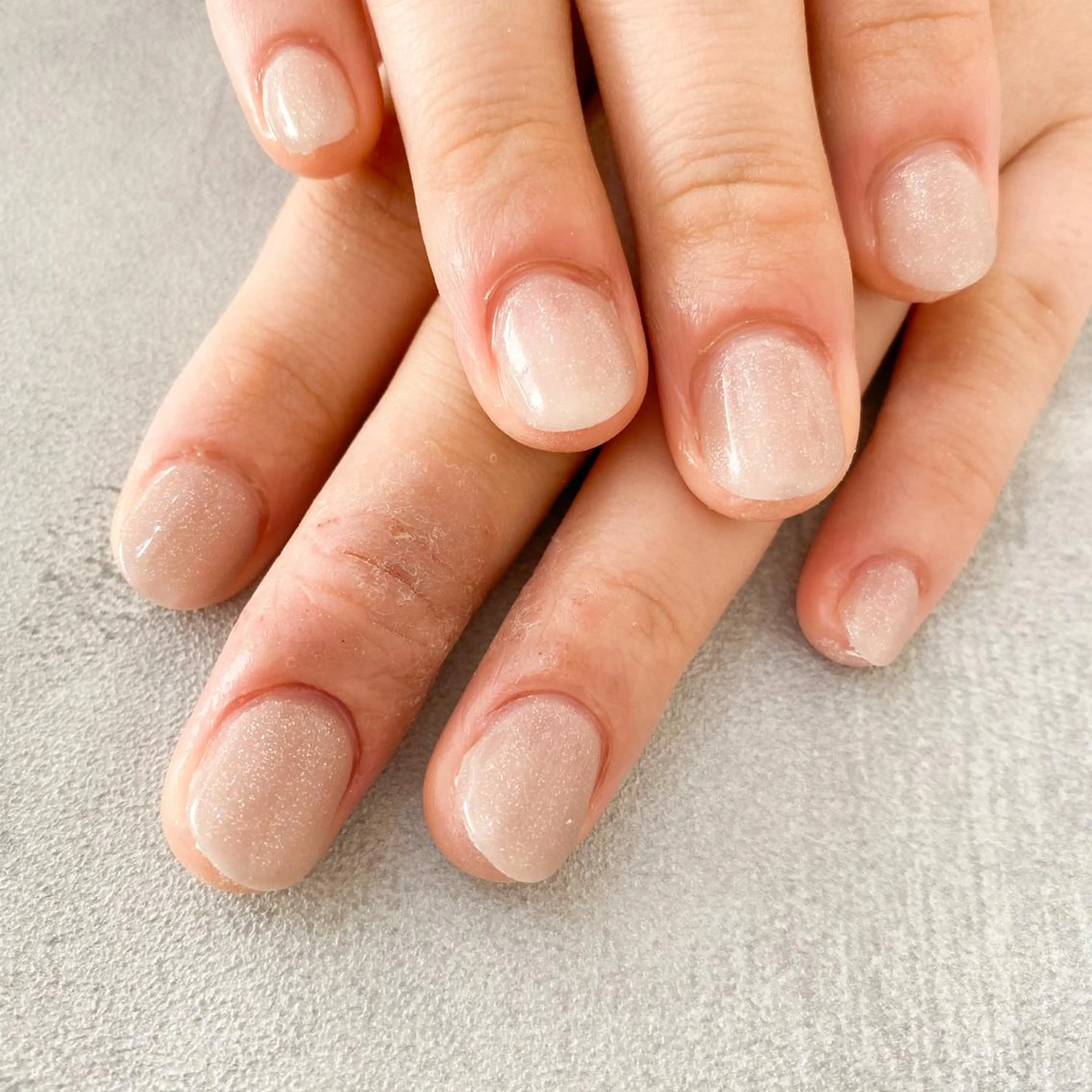 ネイル ハンドネイル ゴテゴテ💙ワンホン リオナのネイルデザイン