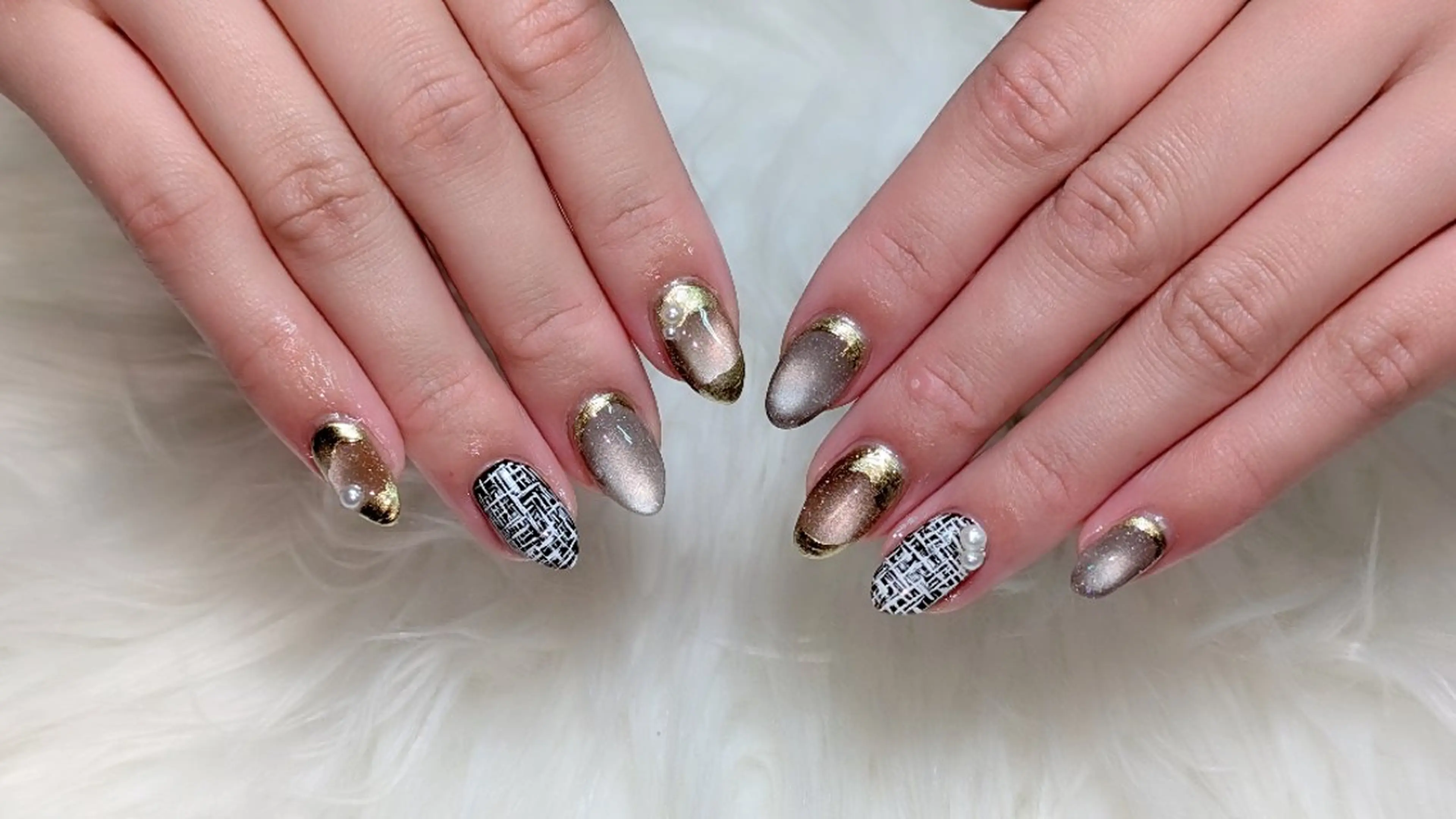 ネイル 持ち込み バレンタイン ハンドネイル m&pPrivate nailsalonのネイルデザイン