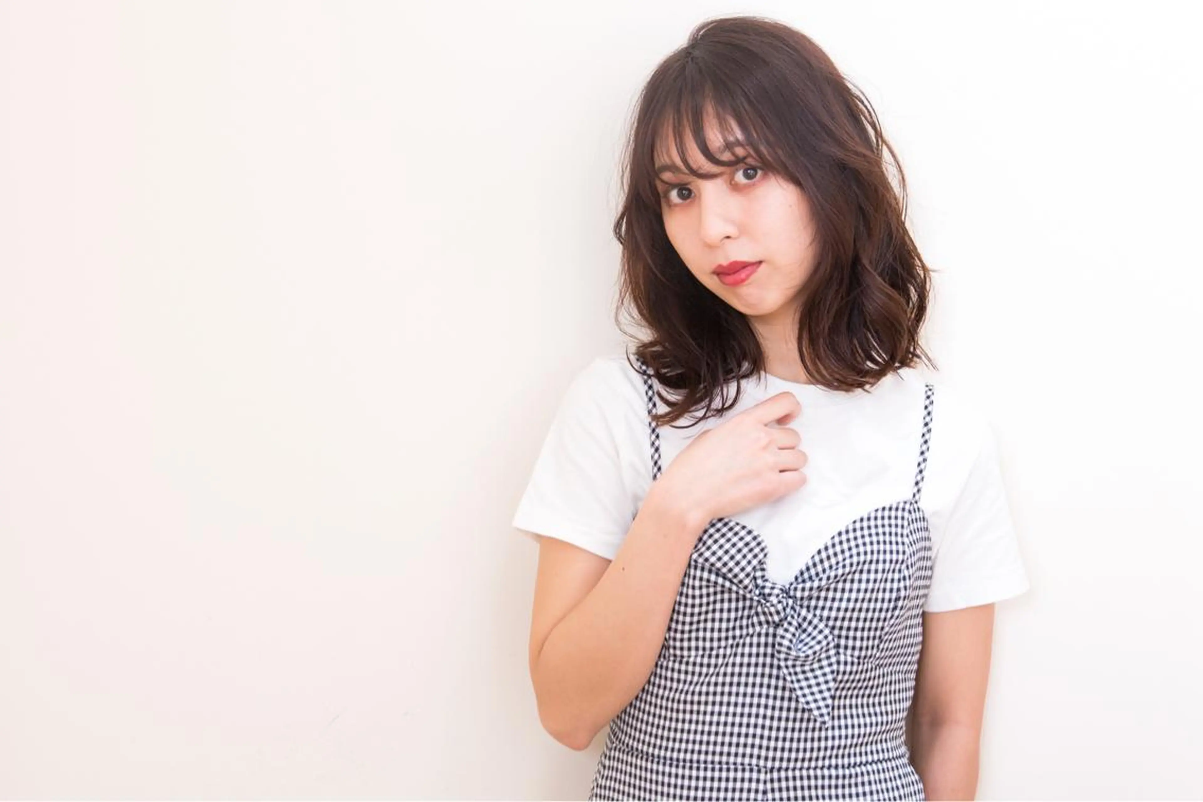 ミディアム カラー 透明感カラー ラベンダーカラー バイオレットカラー カット ヘアカラー ACE所属・高橋 侑李のヘアスタイル