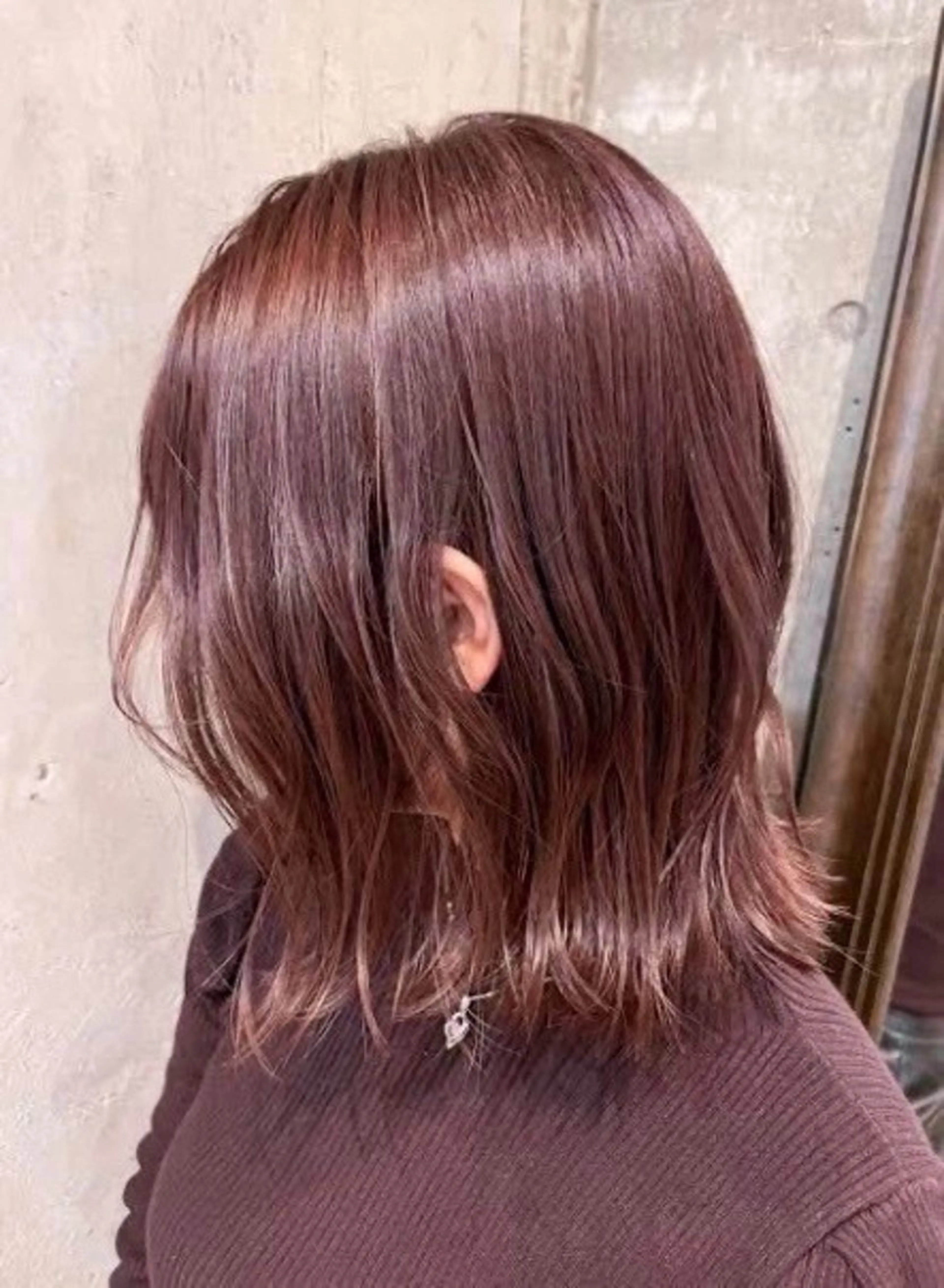 ミディアム カラー ヘアカラー トリートメント ［極潤］ヒアルロン酸 🫧カラー髪質改善のヘアスタイル