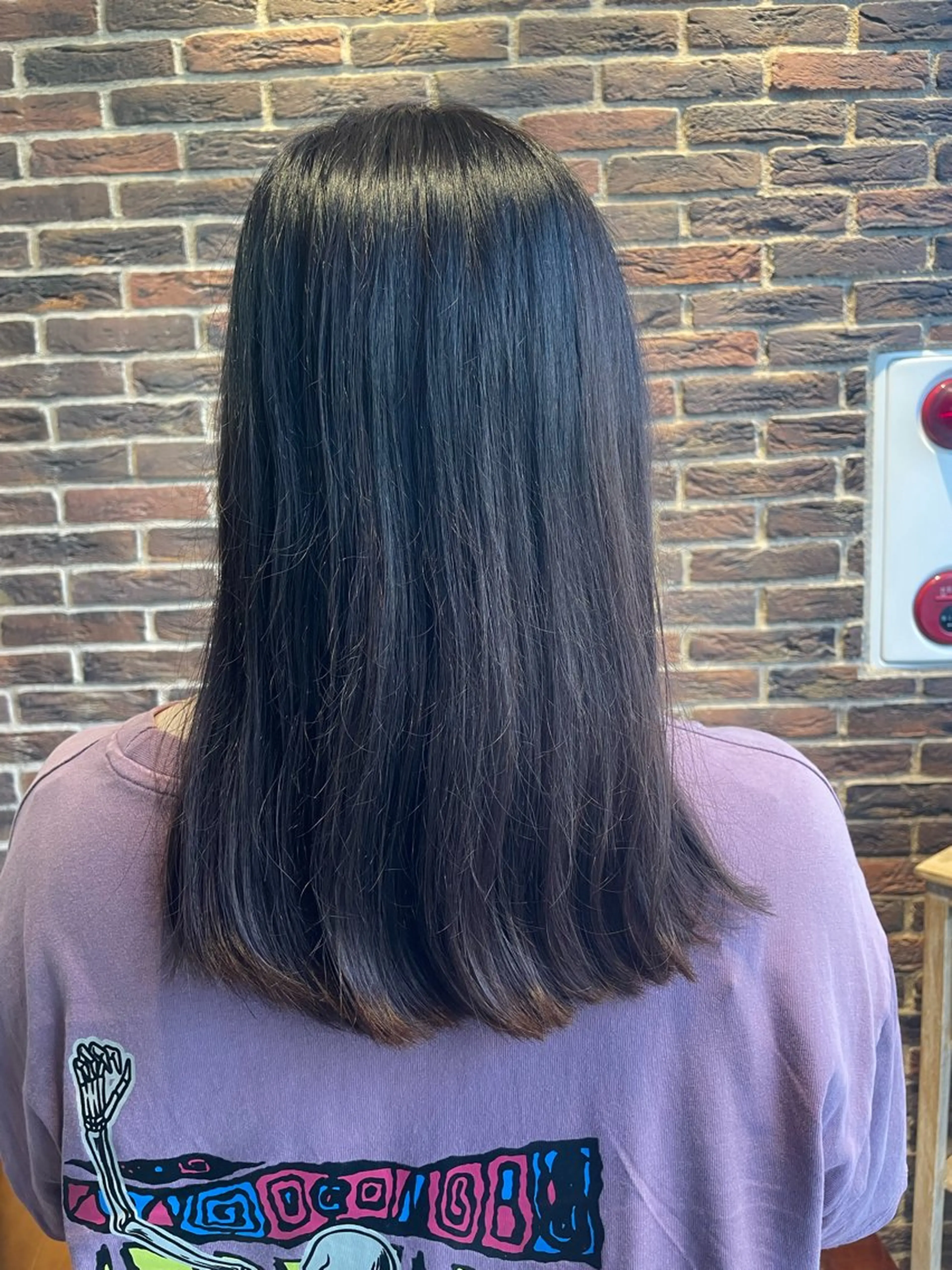 セミロング カット ヘアカラー トリートメント Hair salon 6所属・照井 奈保子のヘアスタイル