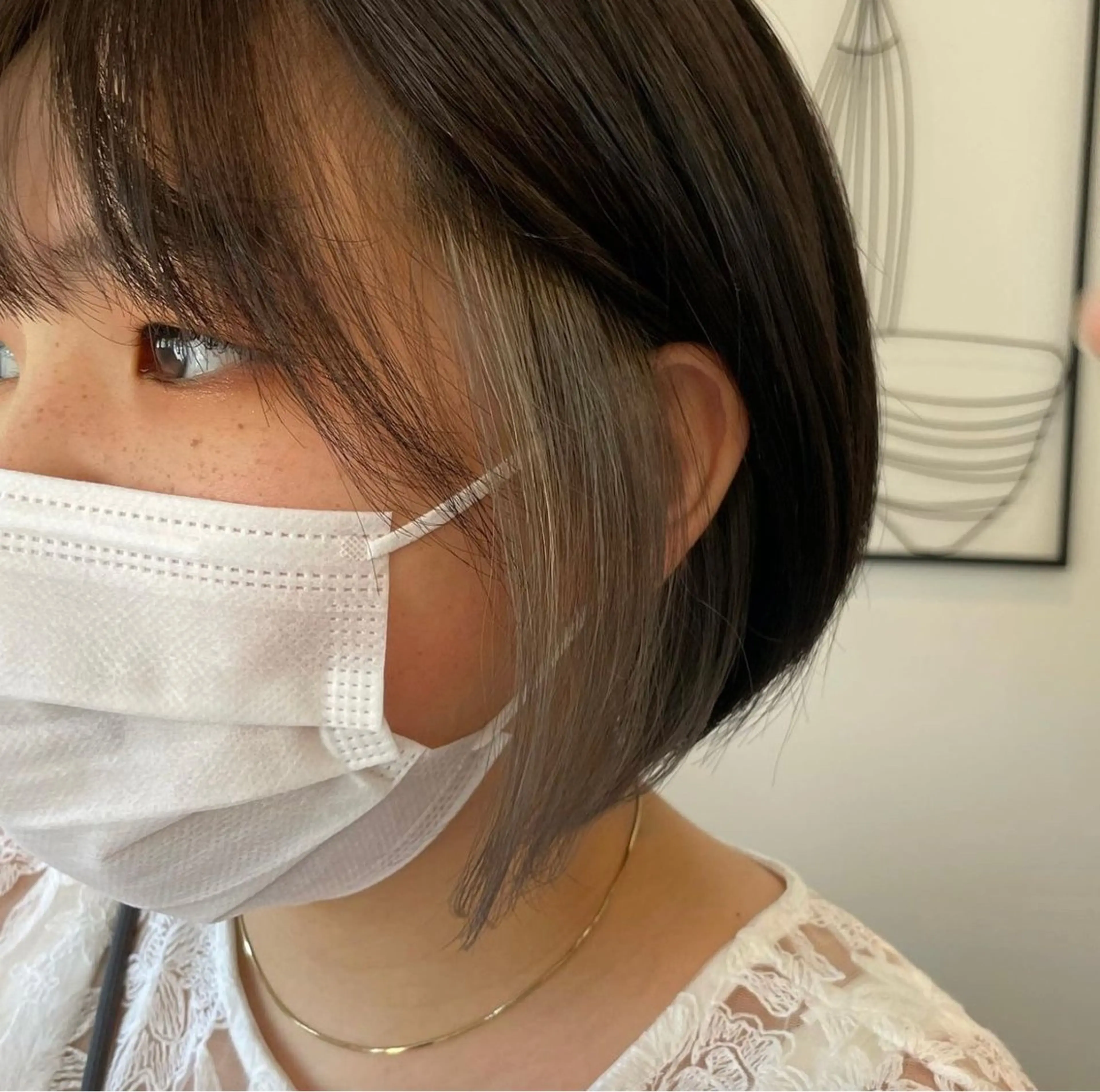 カラー 森口 萌香のヘアスタイル