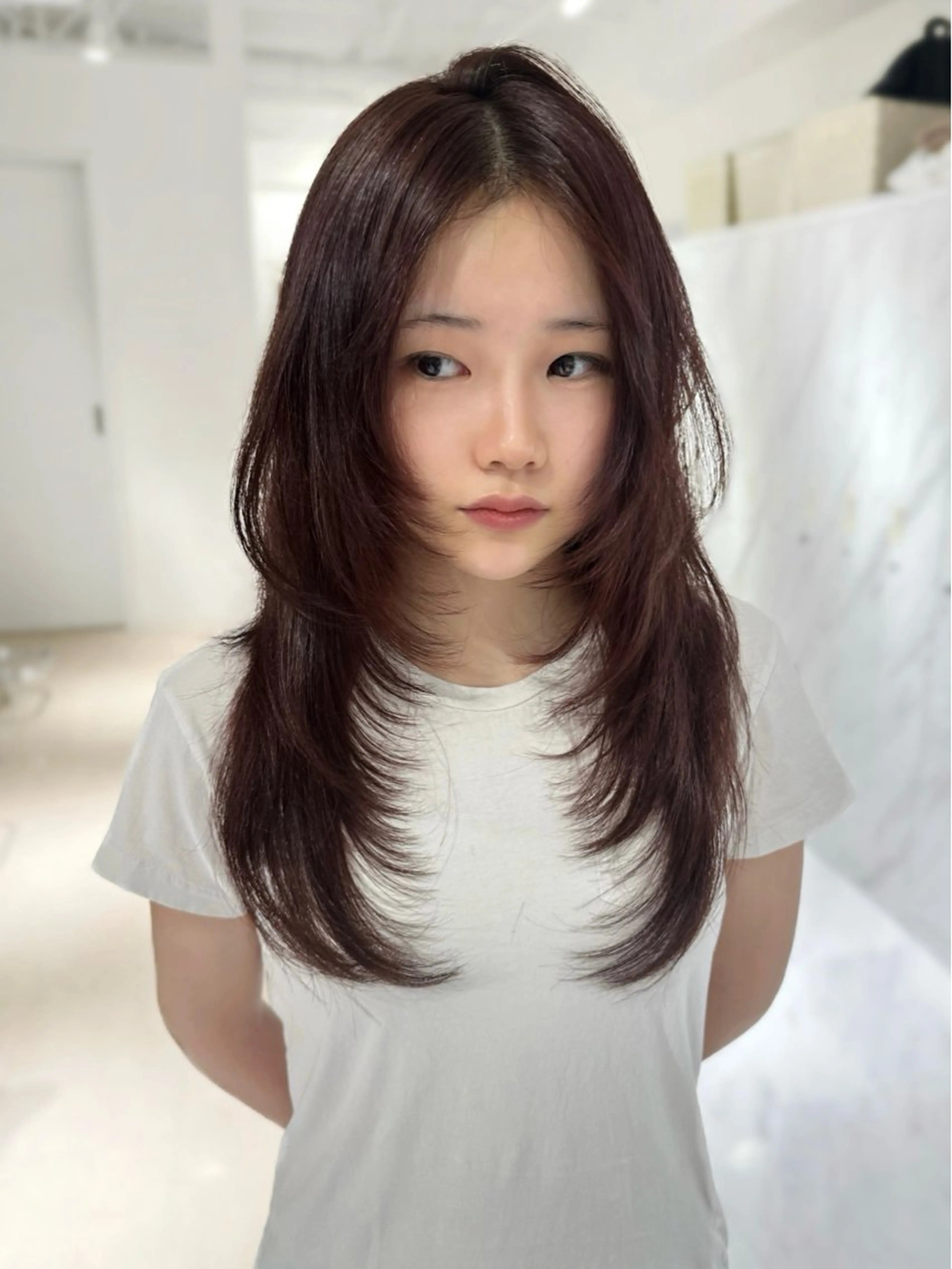 ロング カット 上野/韓国hair 🤍MOEKA🤍のヘアスタイル