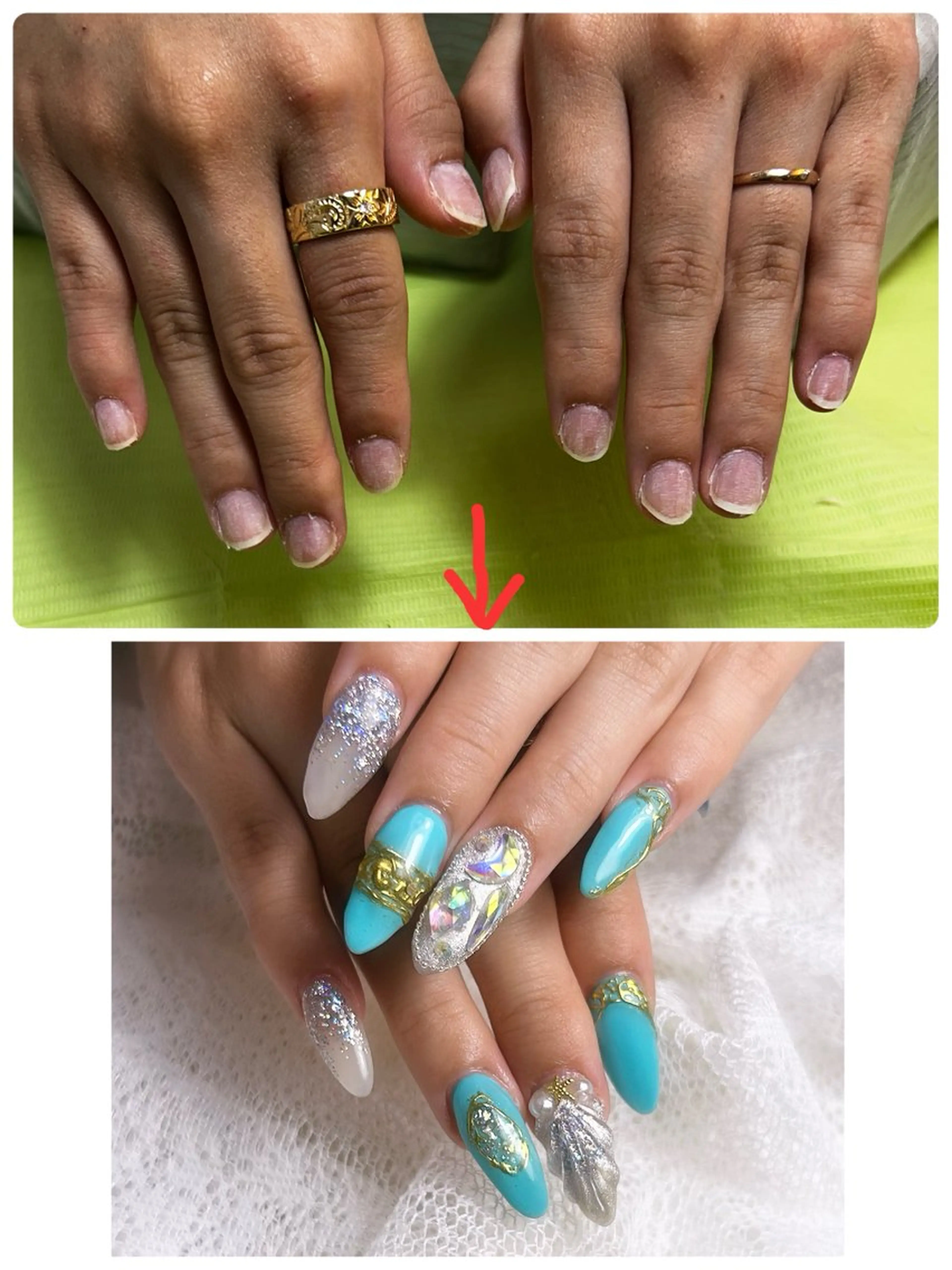 ネイル 長さ出し ジェルネイル スカルプネイル ハンドネイル NAIL ENVYのネイルデザイン