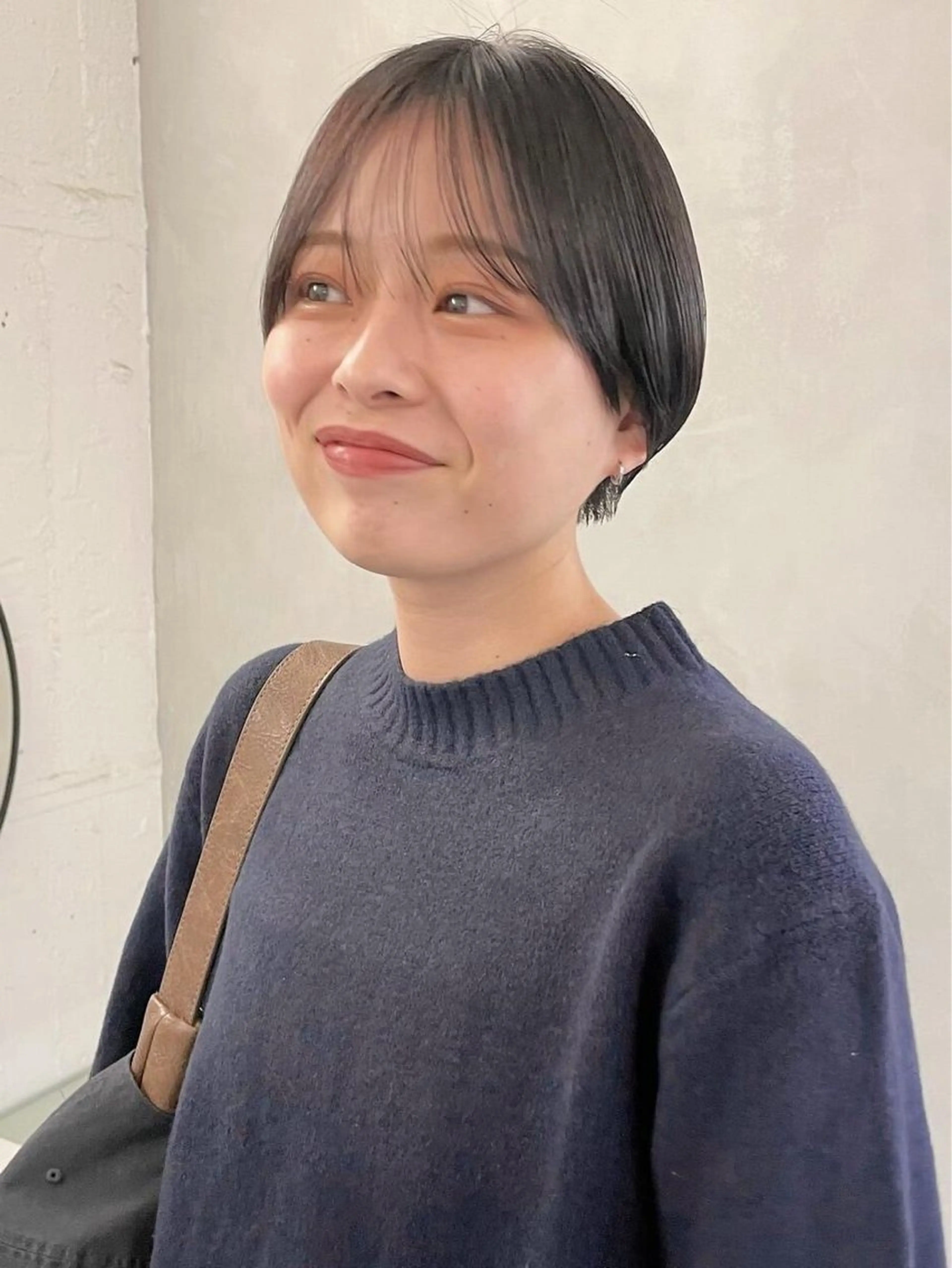 ショート カラー シースルーバング ショートヘア カット ヘアカラー トリートメント haruna🪽シ ョート/透明感カラーのヘアスタイル