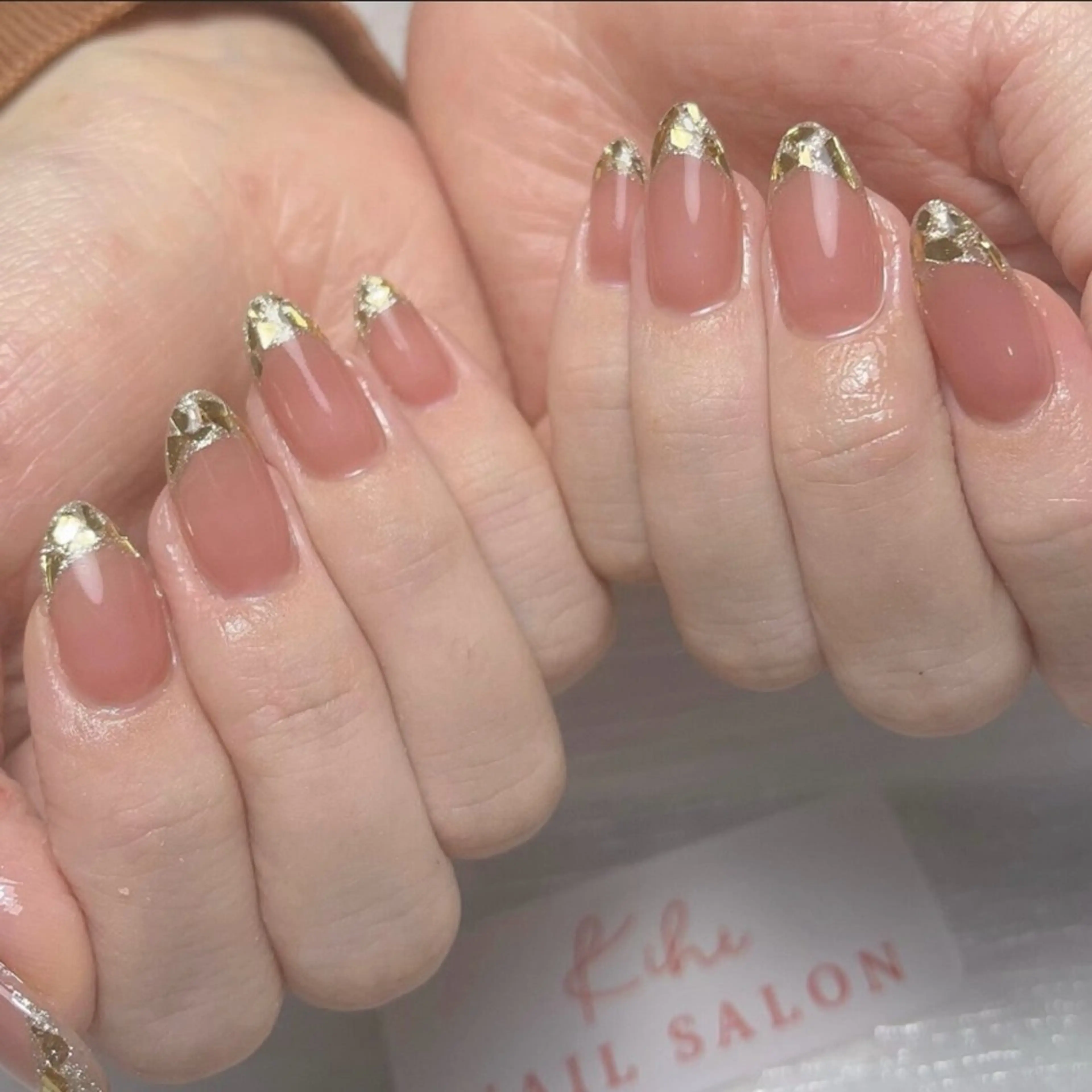 ネイル アートネイル フレンチネイル ジェルネイル グラデーション 韓国ネイル ハンドネイル 久保田 マリコのネイルデザイン