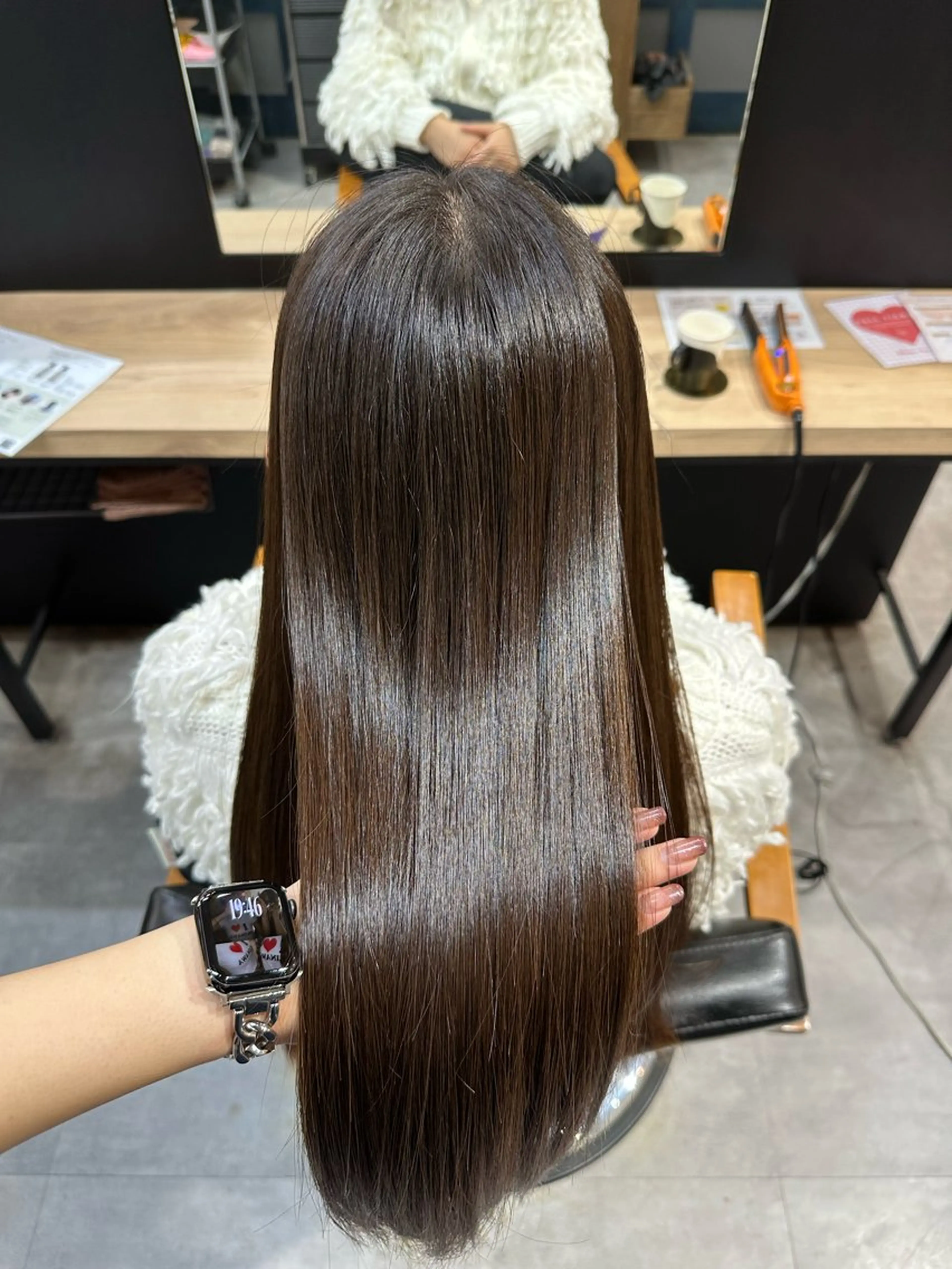 ロング 縮毛矯正 giinii横浜所属・riko🎀 giinii横浜🧞のヘアスタイル