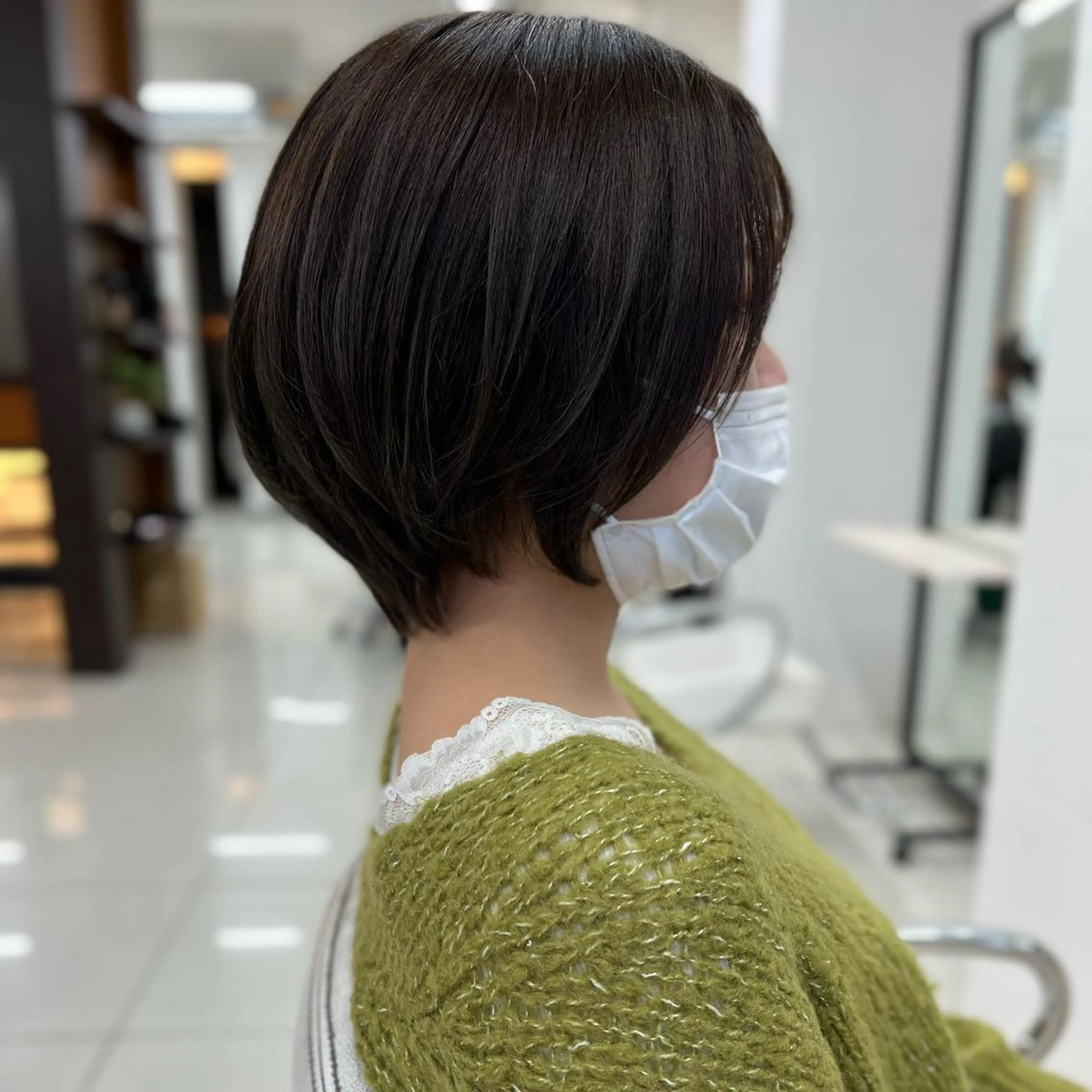 ショート カラー アディクシーカラー 透明感カラー ショートヘア カット ヘアカラー トリートメント BOOTH share salon所属・ハタケヤマヨシキ ／BOOTHのヘアスタイル