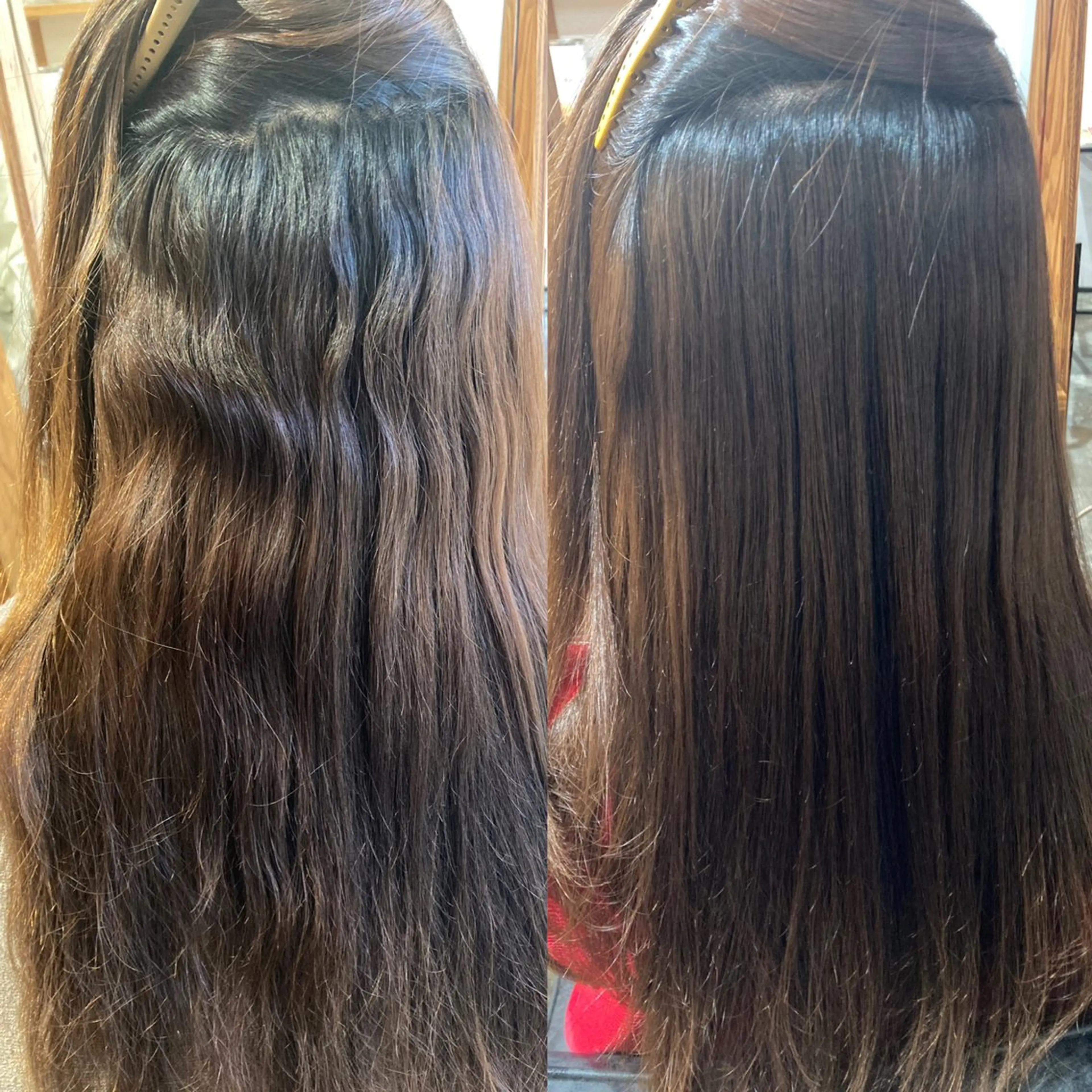 ロング 縮毛矯正 roka ノゾミのヘアスタイル