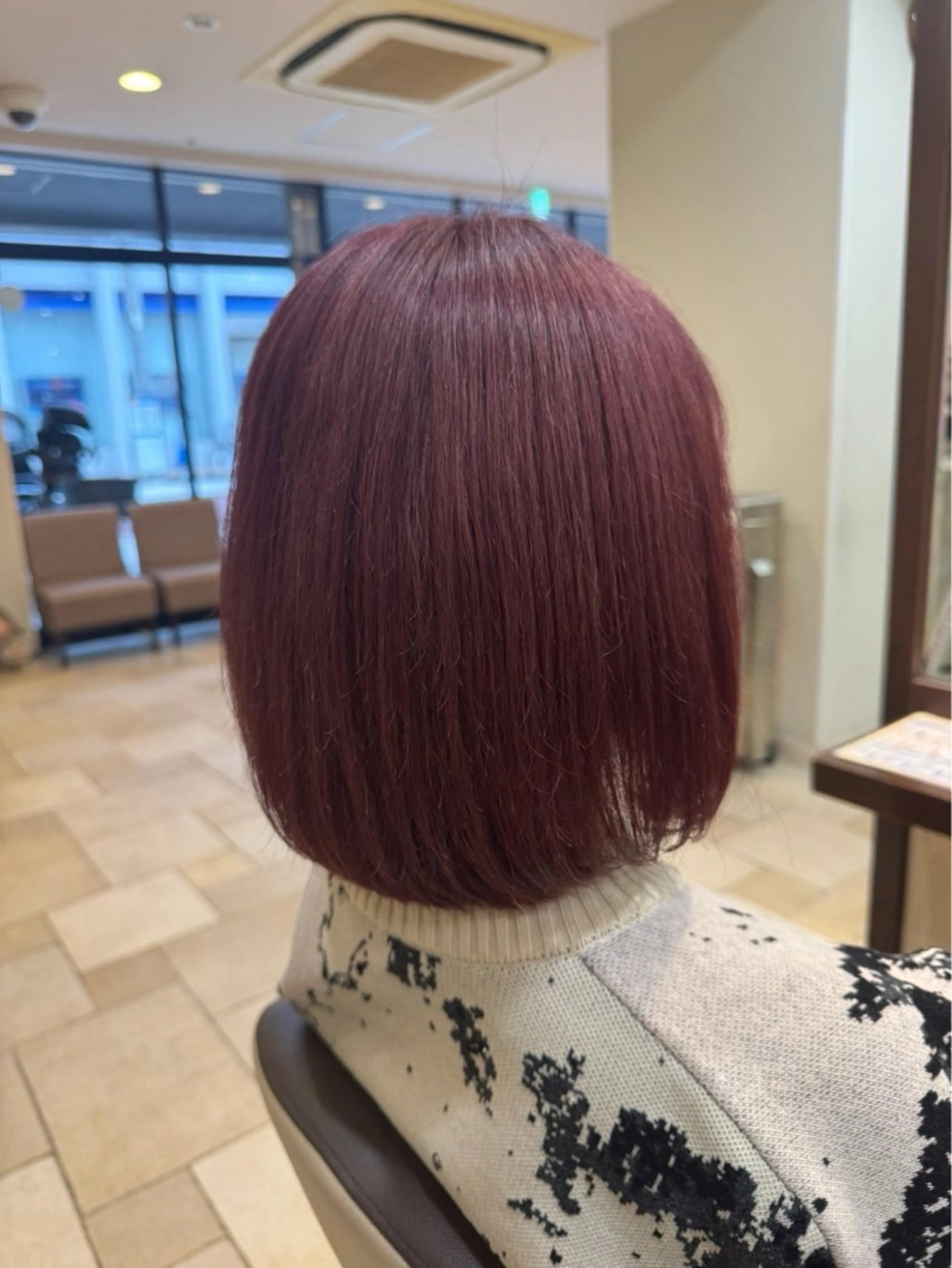ミディアム カラー ヘアカラー 脇野 真琴のヘアスタイル