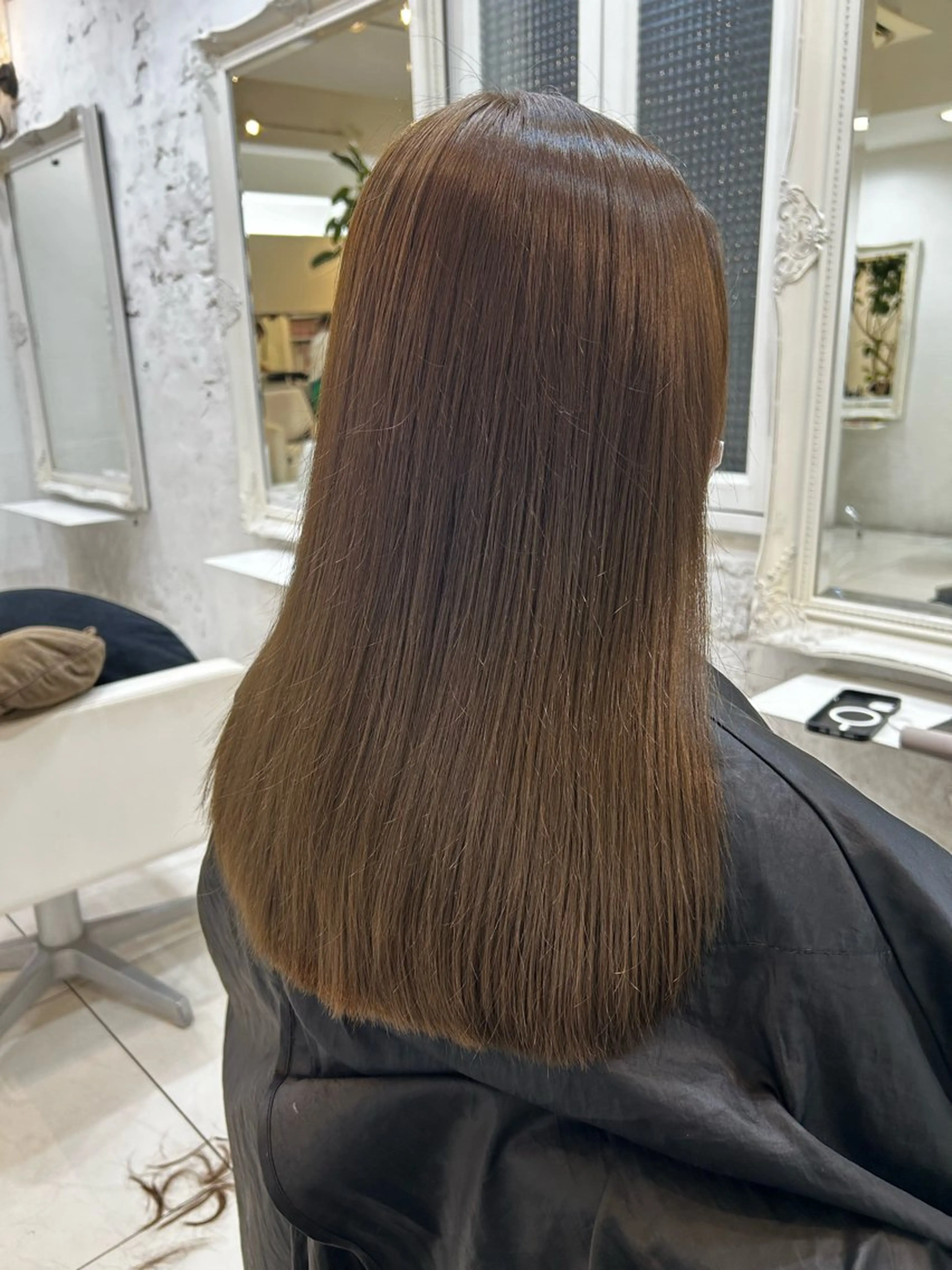 ミディアム カラー ベージュカラー ブリーチ ダブルカラー ブリーチなしカラー ヘアカラー トリートメント ヘアセット Noah's　Ark所属・透明感カラー🫧ヘア セット🫧松本菜月の眉毛・アイブロウイメージ