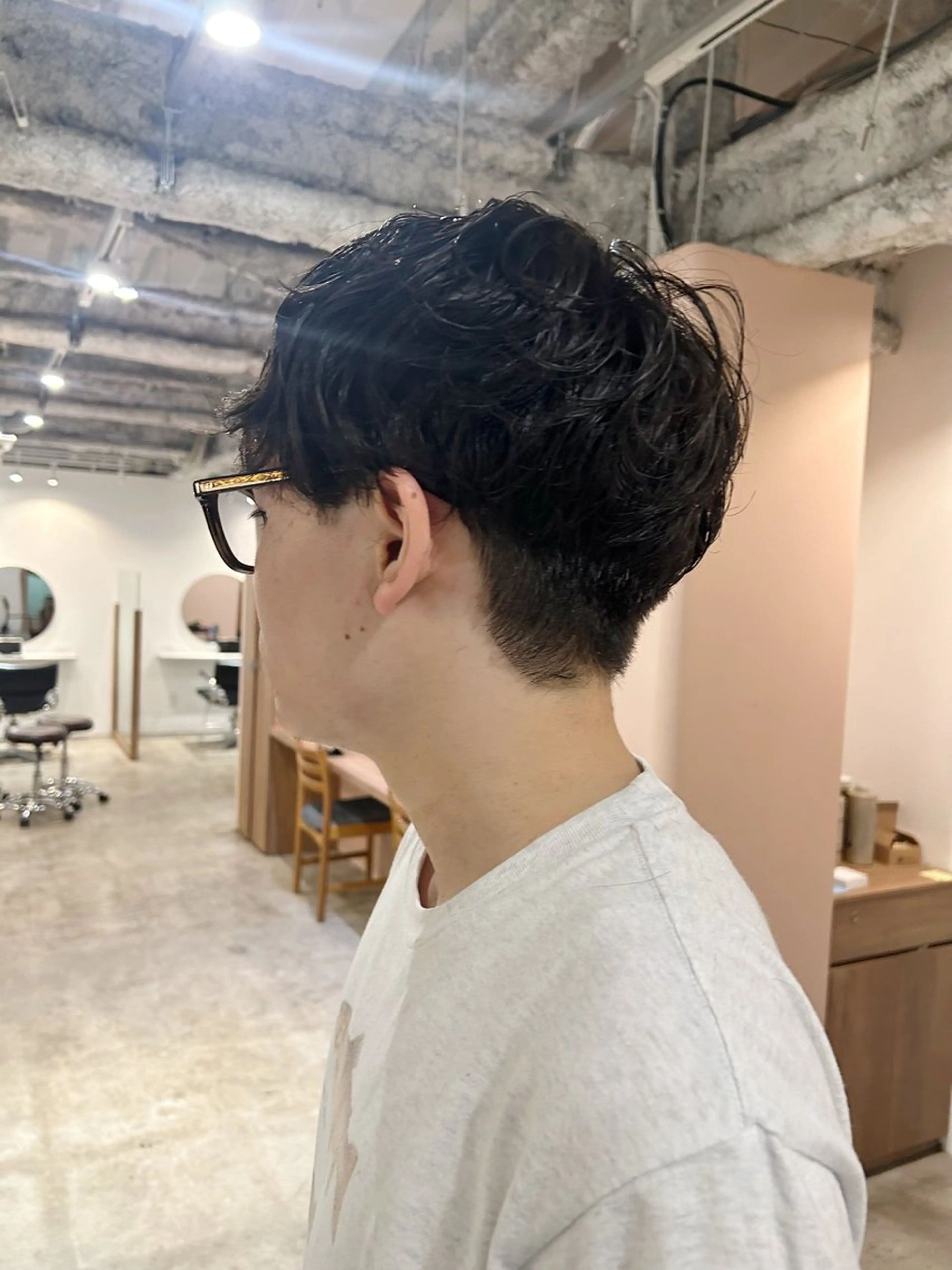 ショート パーマ パーマ 🎀suzuna 透明感colorのヘアスタイル