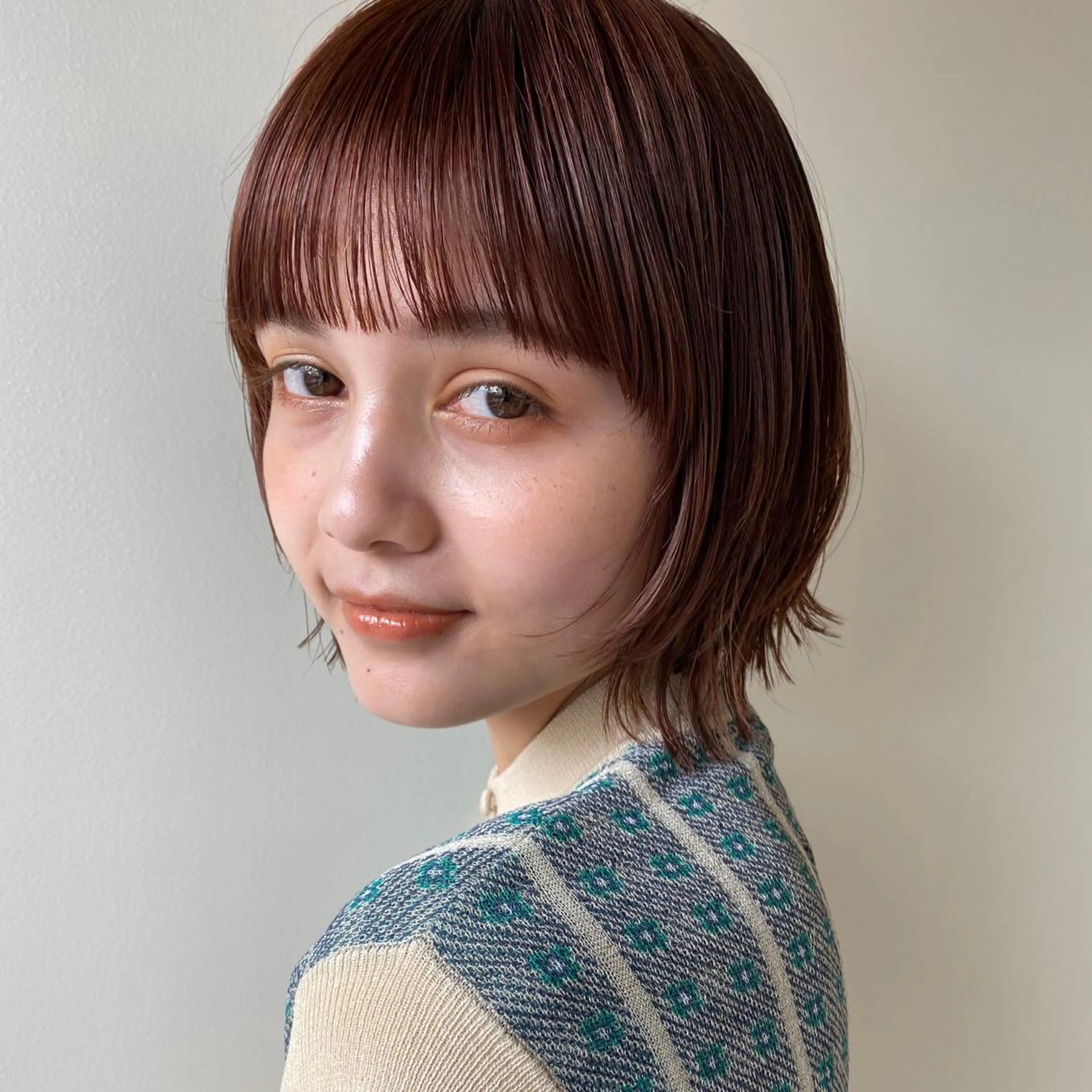 【再来限定🫧】カット＋艶カラー＋トリートメント✨の写真