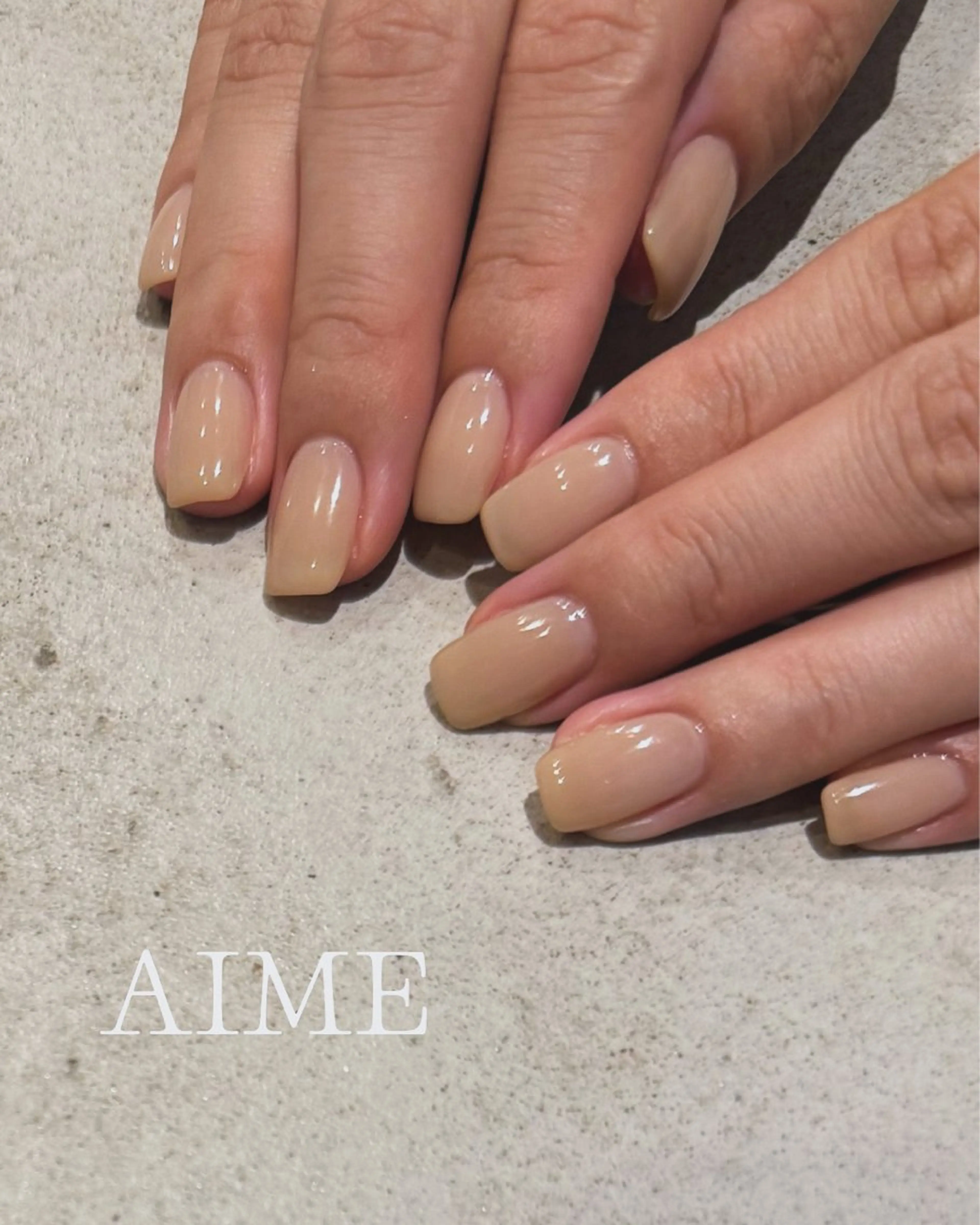 ネイル ハンドケア AIME （momo）のネイルデザイン