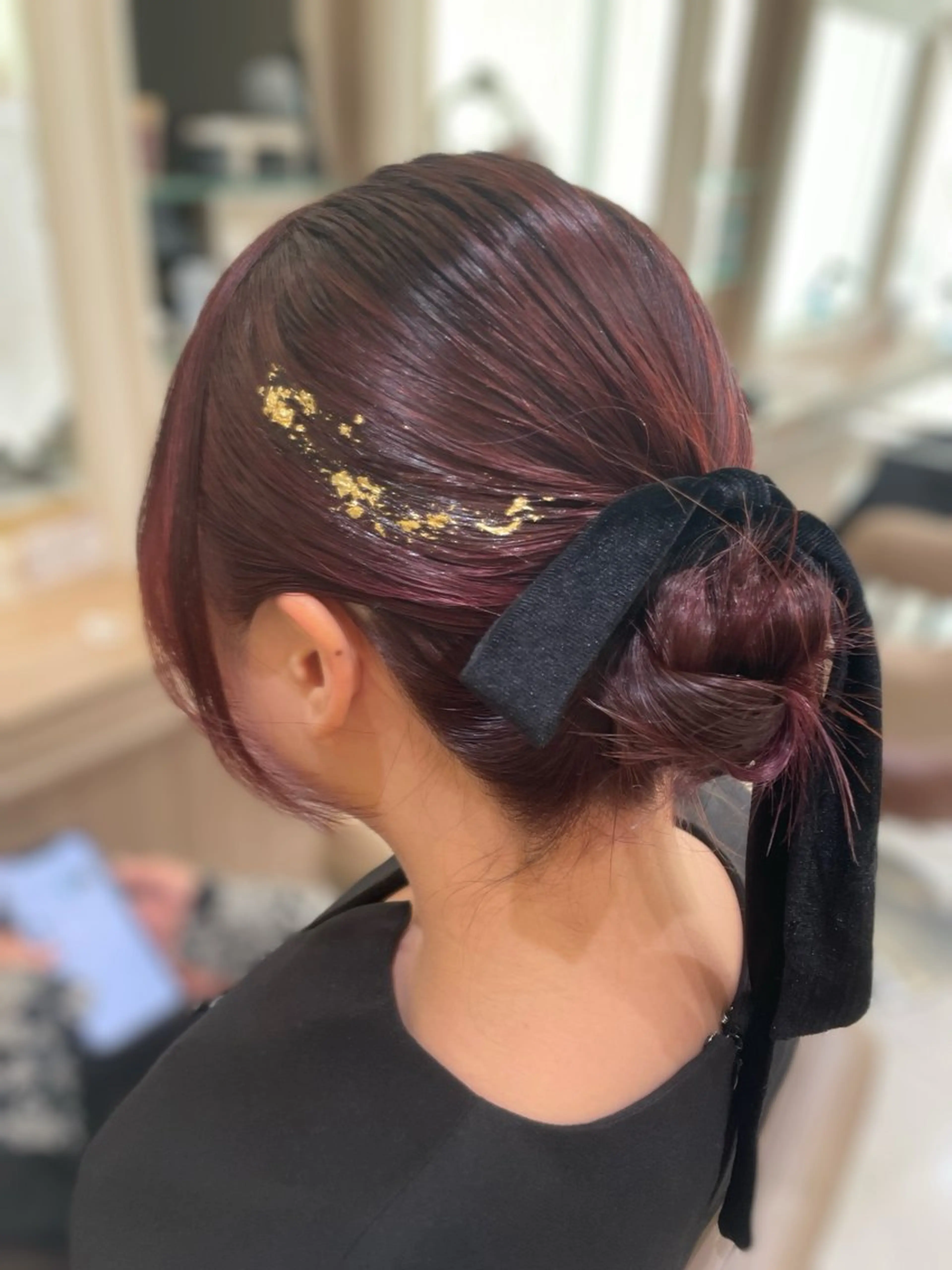セミロング ヘアアレンジ 韓国ヘアメイク🎀/ 縮毛矯正✨山本媛香のヘアスタイル