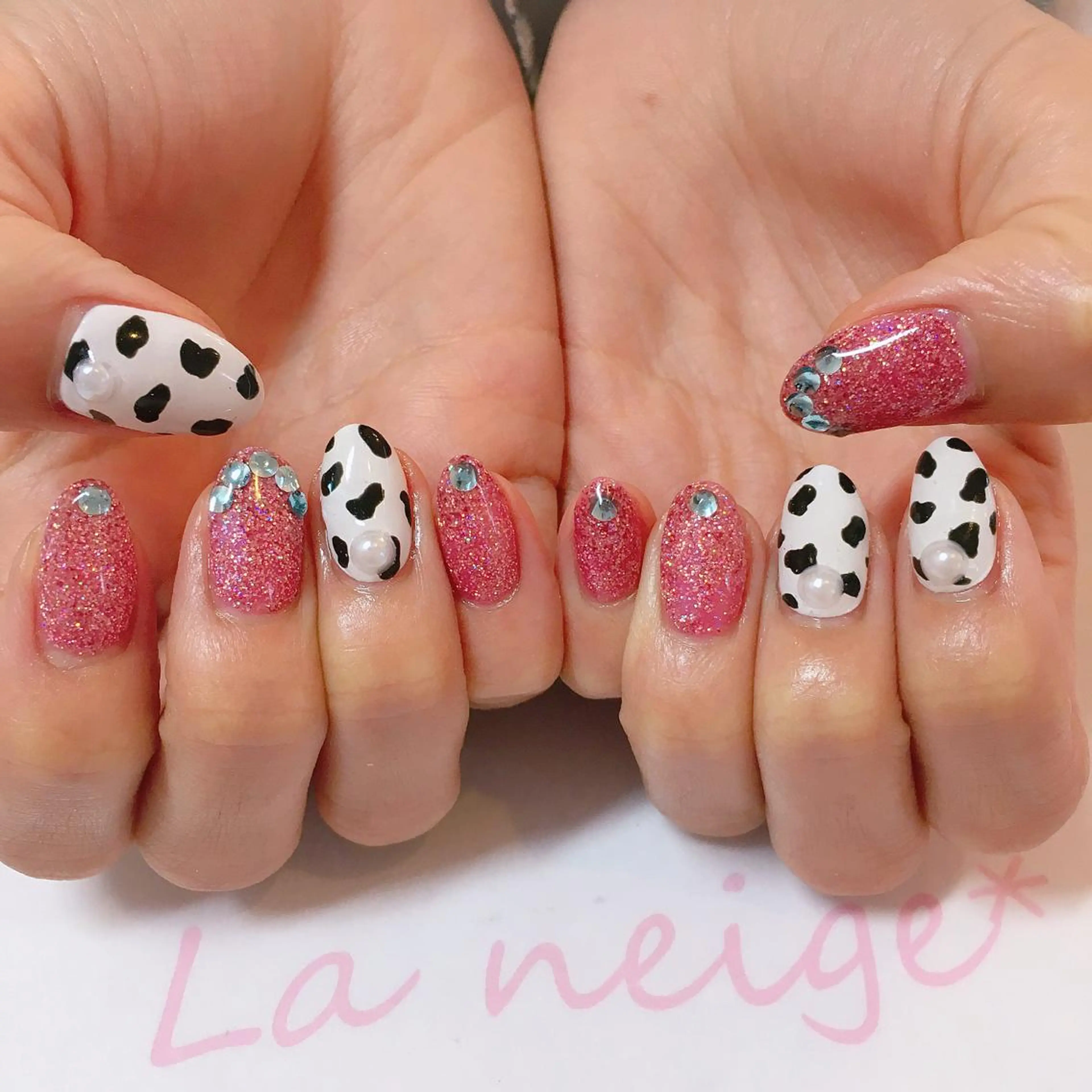 ネイル La neige* yuki 🥯🍑のネイルデザイン