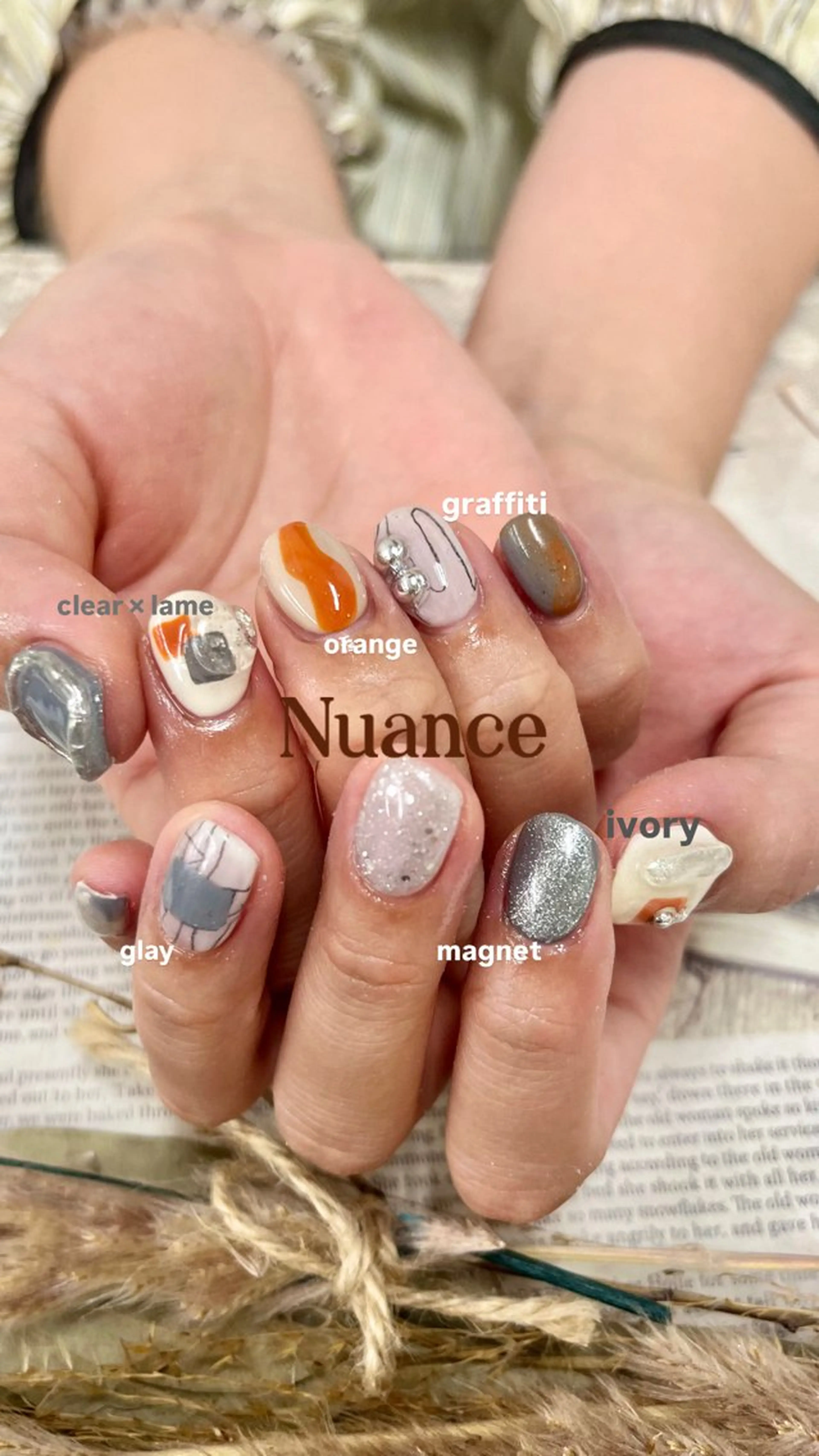 ネイル ニュアンスネイル ハンドネイル ︎Basic町田本店 AIRI‪‪⋆ ☽のネイルデザイン