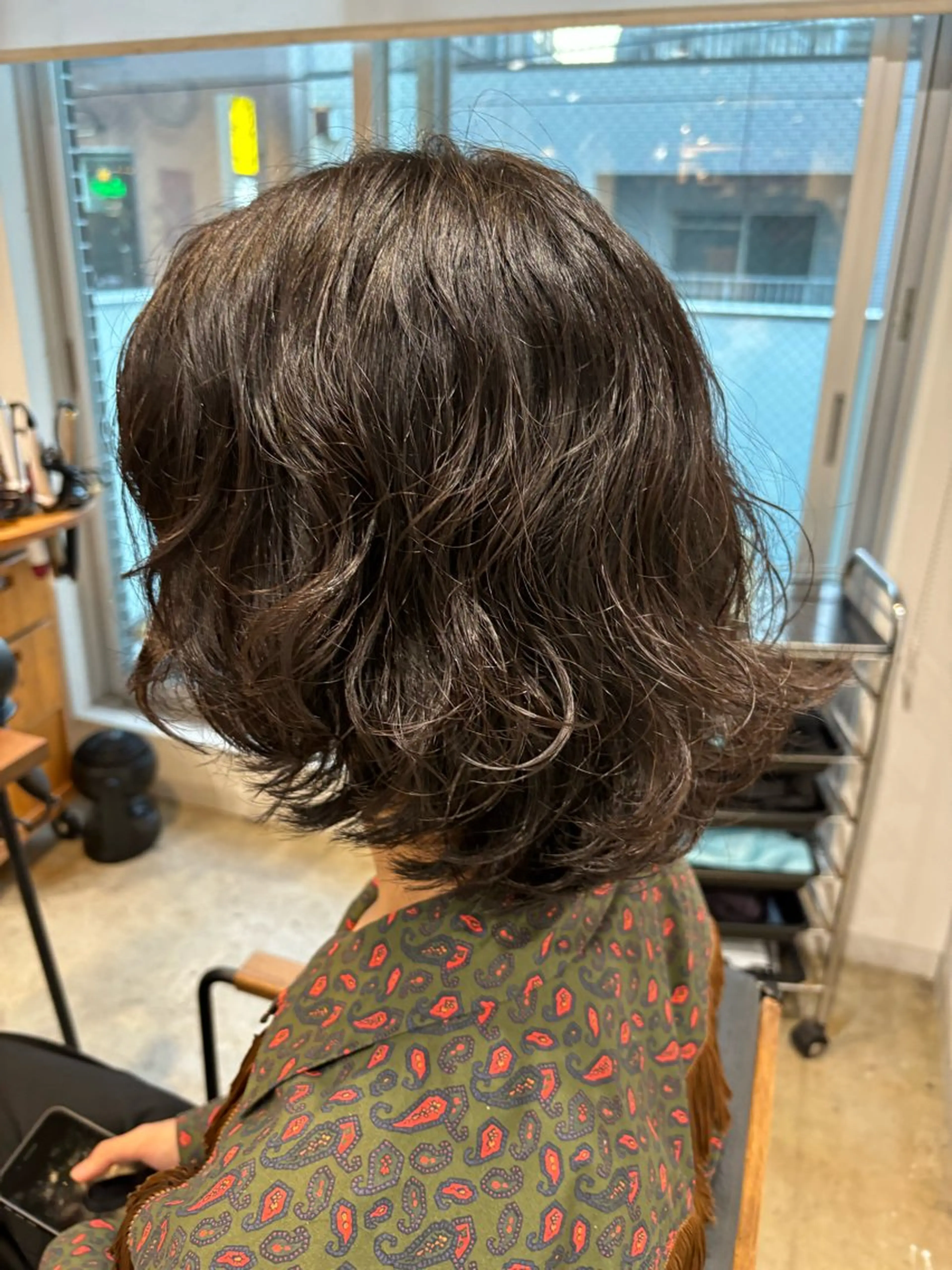 ロング パーマ メンズ カット パーマ みつけ／メンズカット メンズパーマ🦔のヘアスタイル
