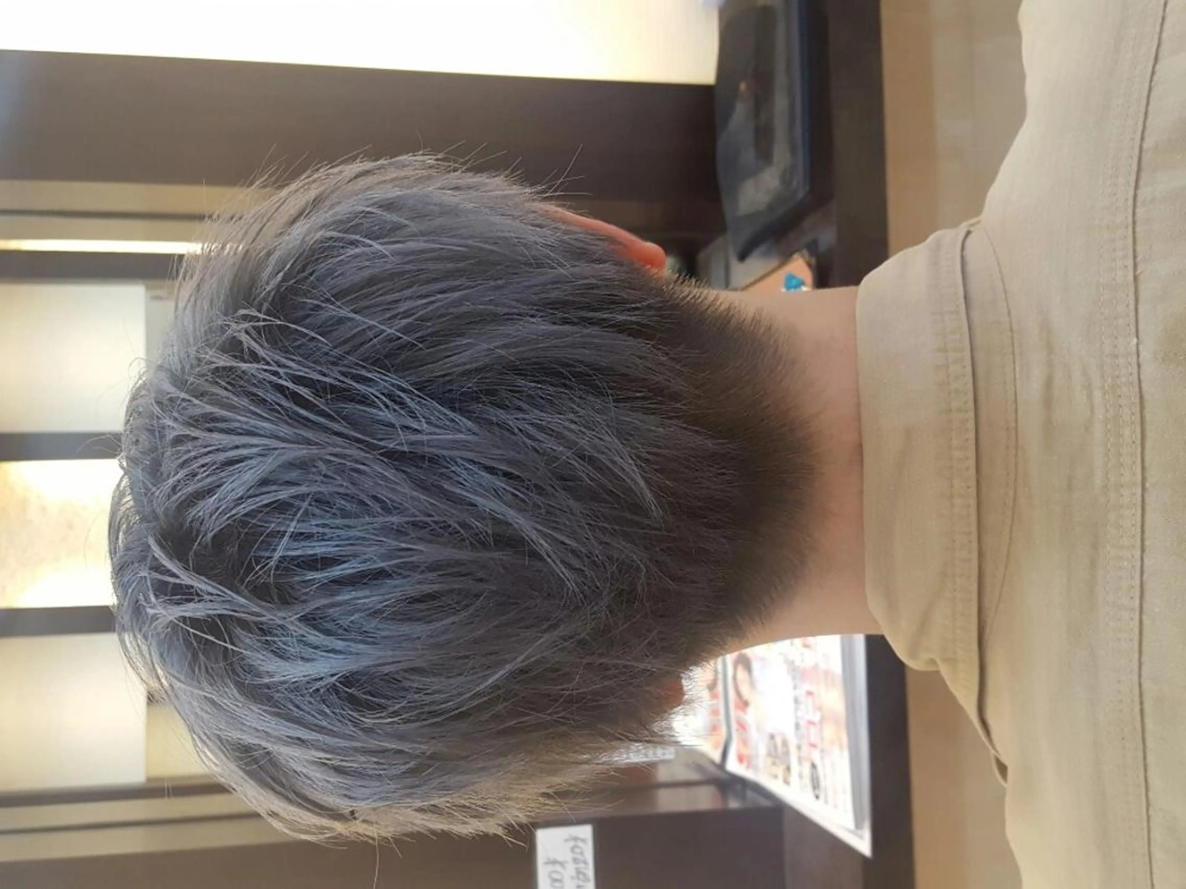 ショート アッシュ 森下 勝誠のヘアスタイル
