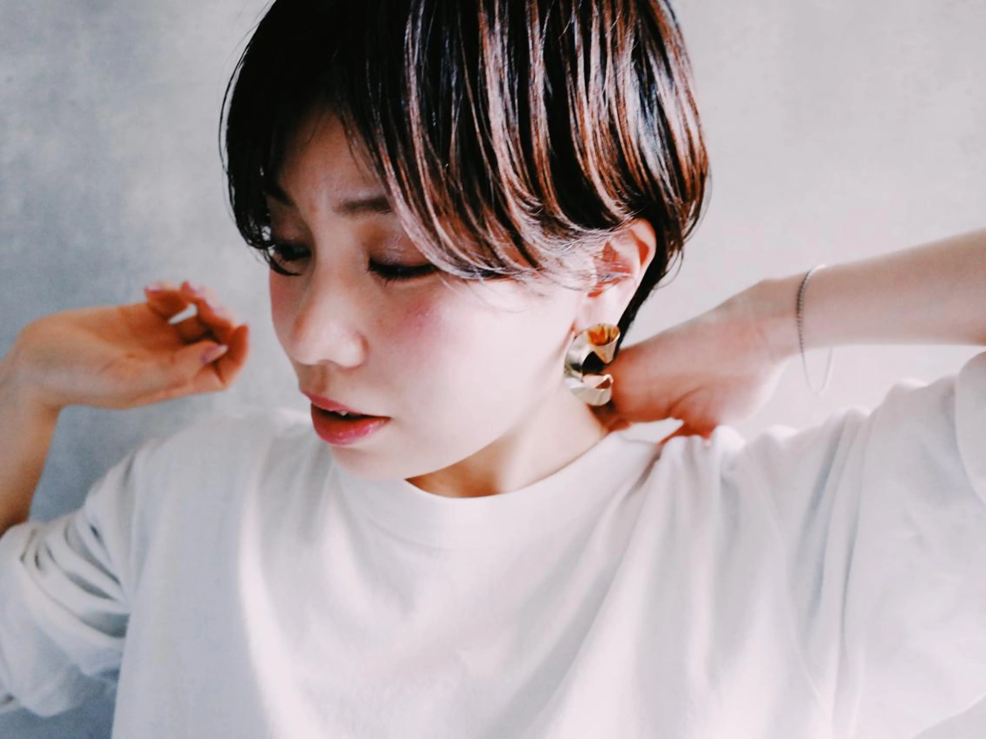 ショート カラー カット ヘアカラー ウルフ、ボブ美容師 今井のヘアスタイル