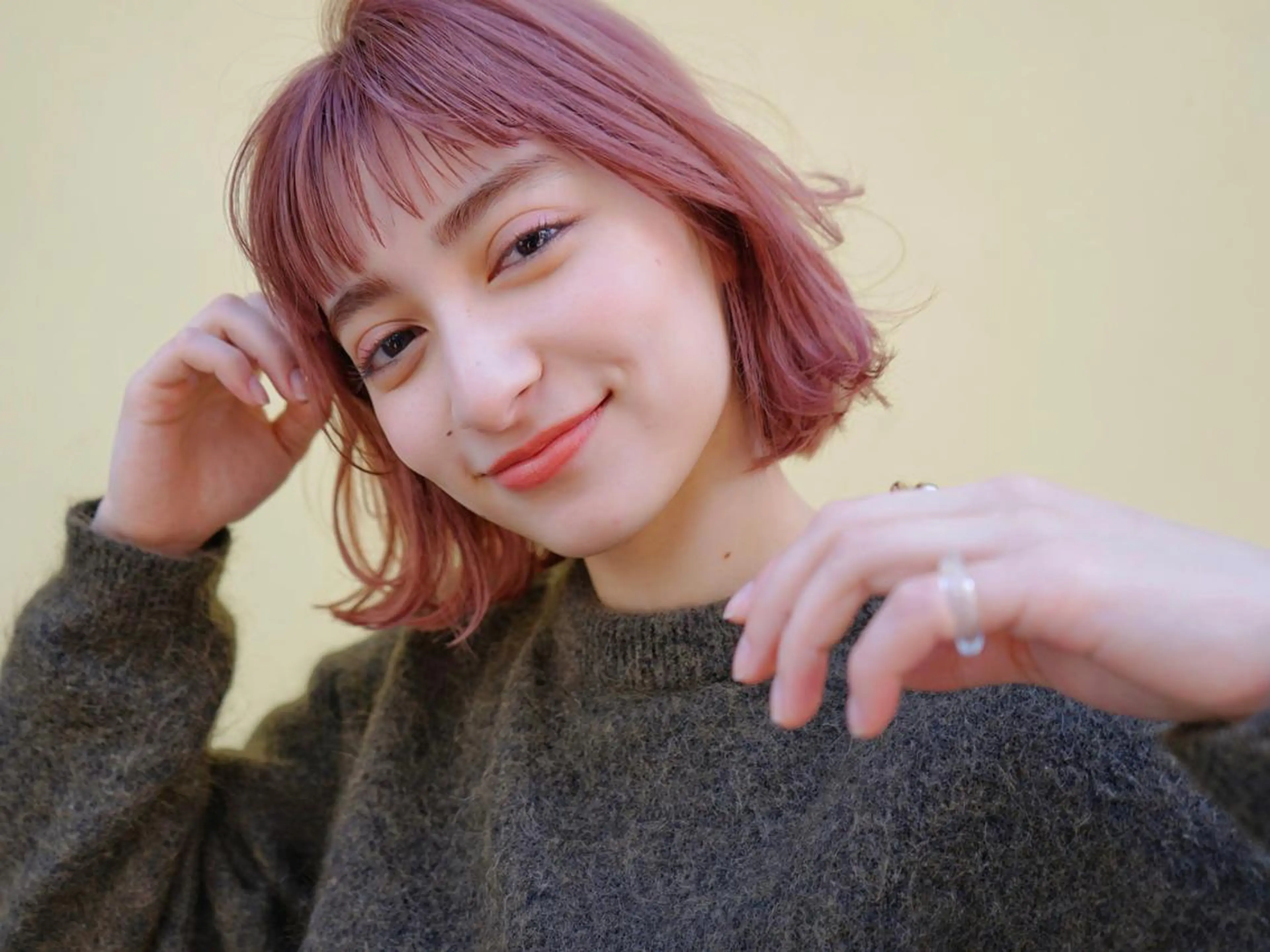 ショート カラー パーマ バレイヤージュ ブリーチ ケアブリーチ デザインカラー ダブルカラー 【N°deseo】 吉祥寺のヘアスタイル