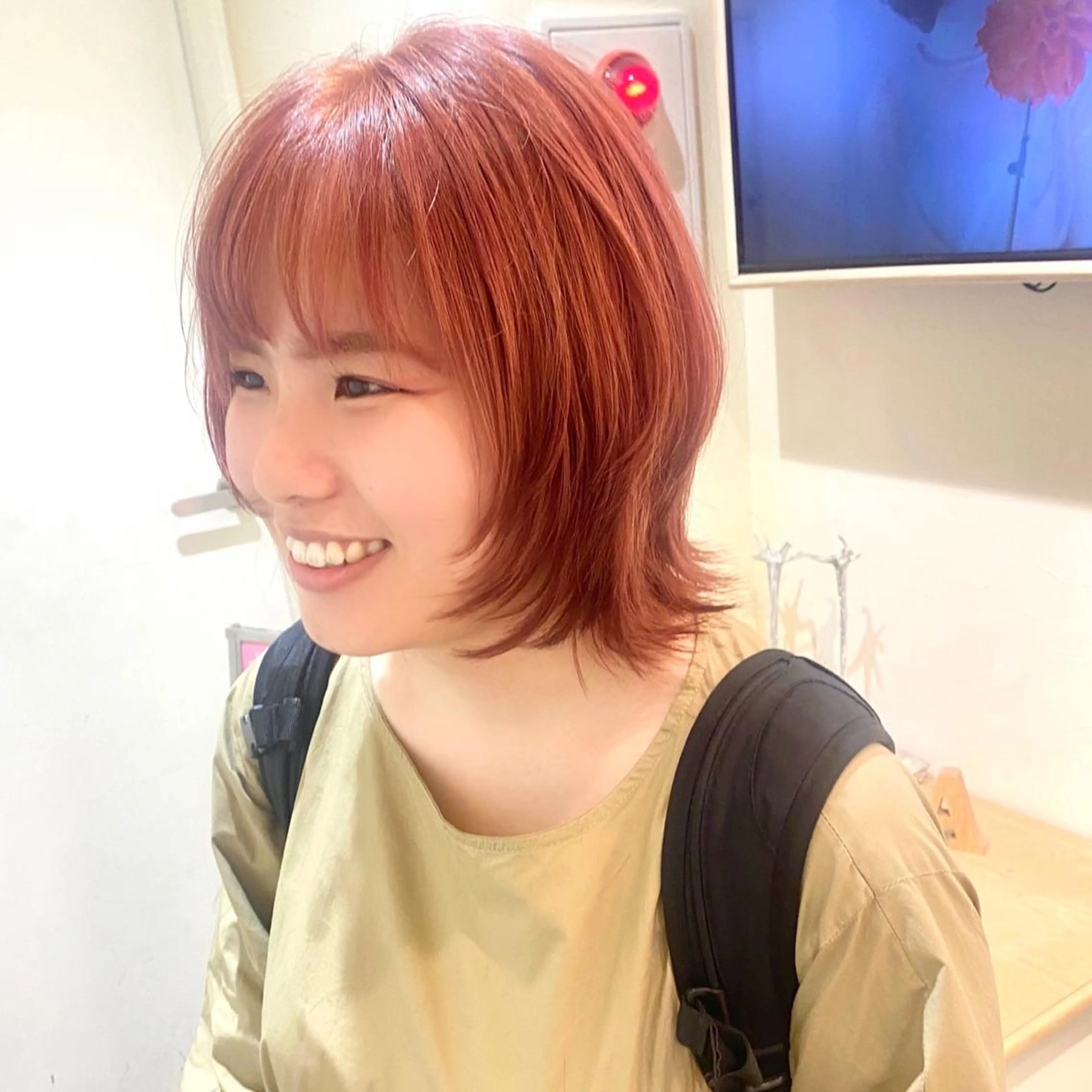 ショート カラー ハイトーンカラー ピンクカラー ショートヘア ウルフカット ✨BASSA 【高田馬場】✨のヘアスタイル
