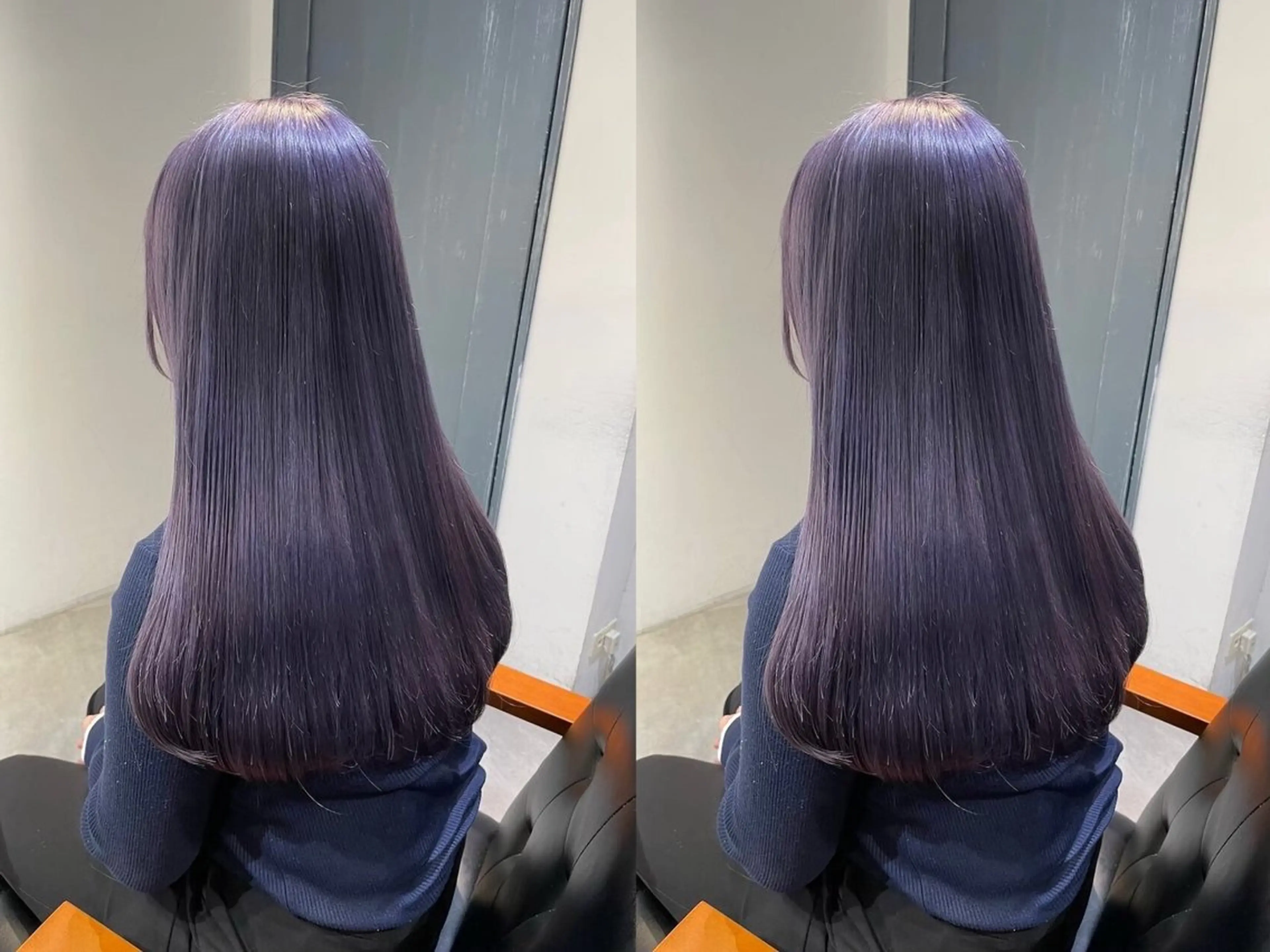 🦋ケアしながらカラーを楽しみたい方必見❣️寒色カラー＋髪質改善トリートメント🐬の写真